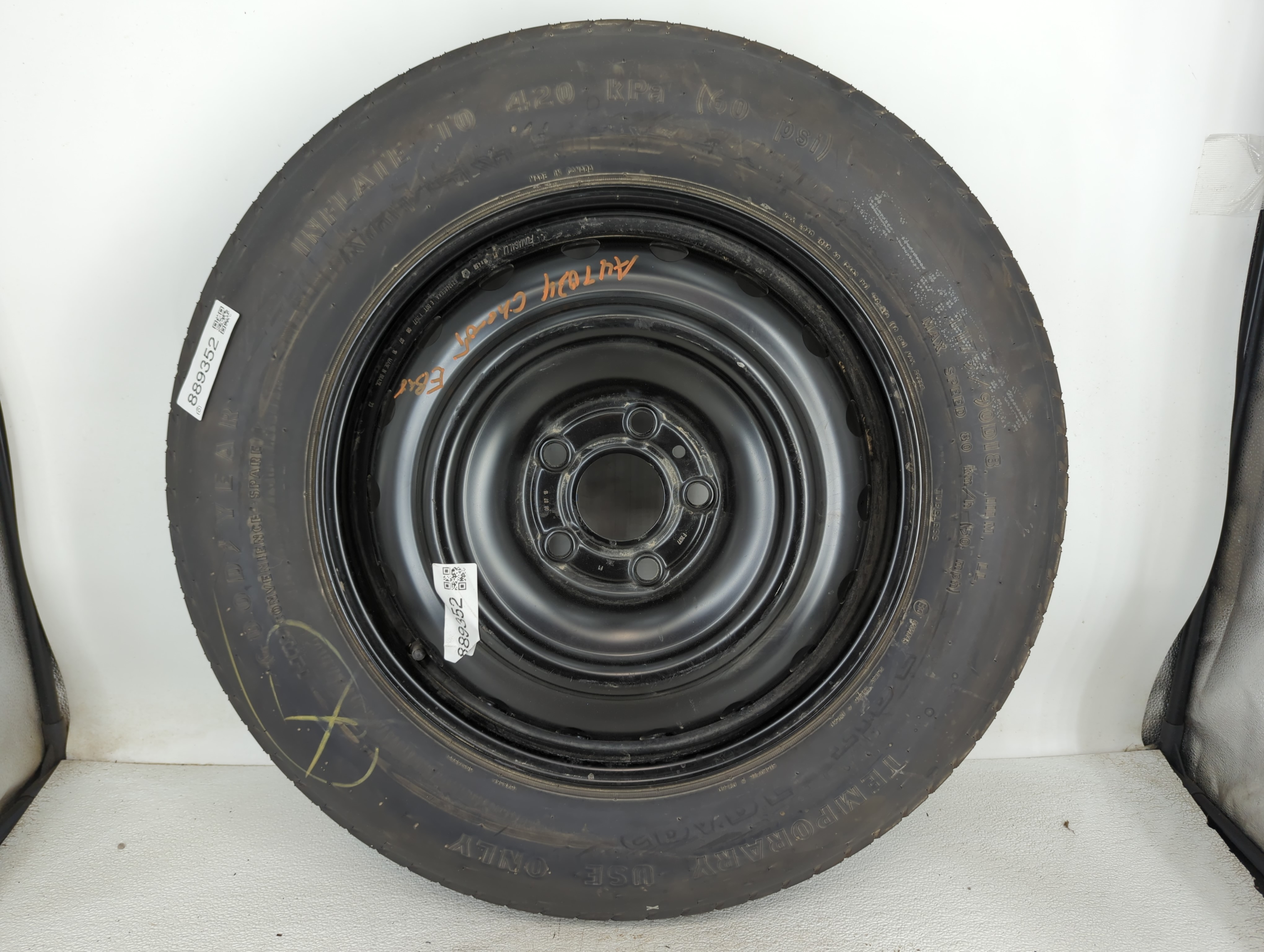2011-2020 Jeep Grand Cherokee Spare Donut Tire Wheel Rim Oem 889352 - Oemusedautoparts1.com