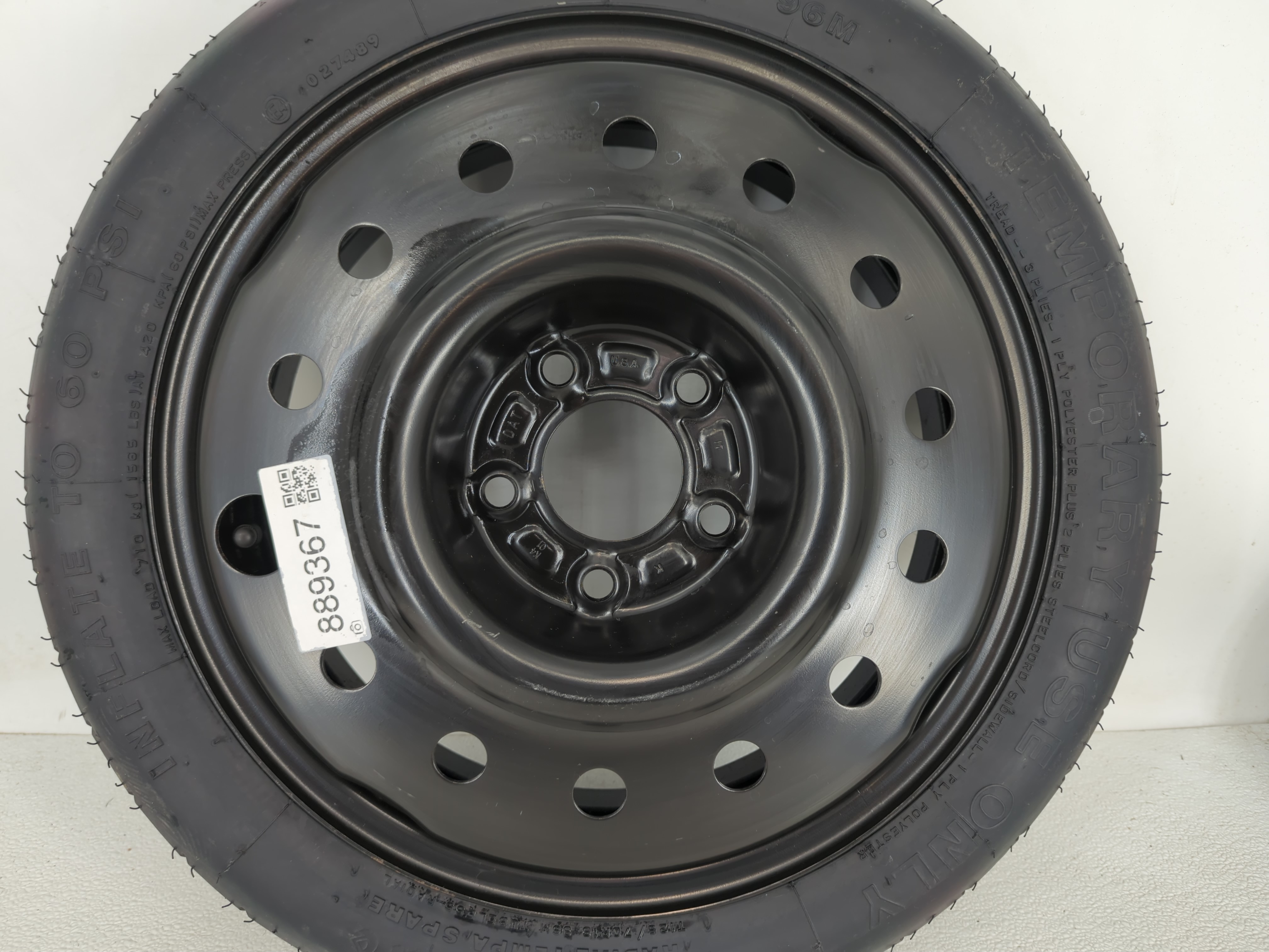 Picture of 2013-2022 Buick Encore Spare Donut Tire Wheel Rim Oem 889367