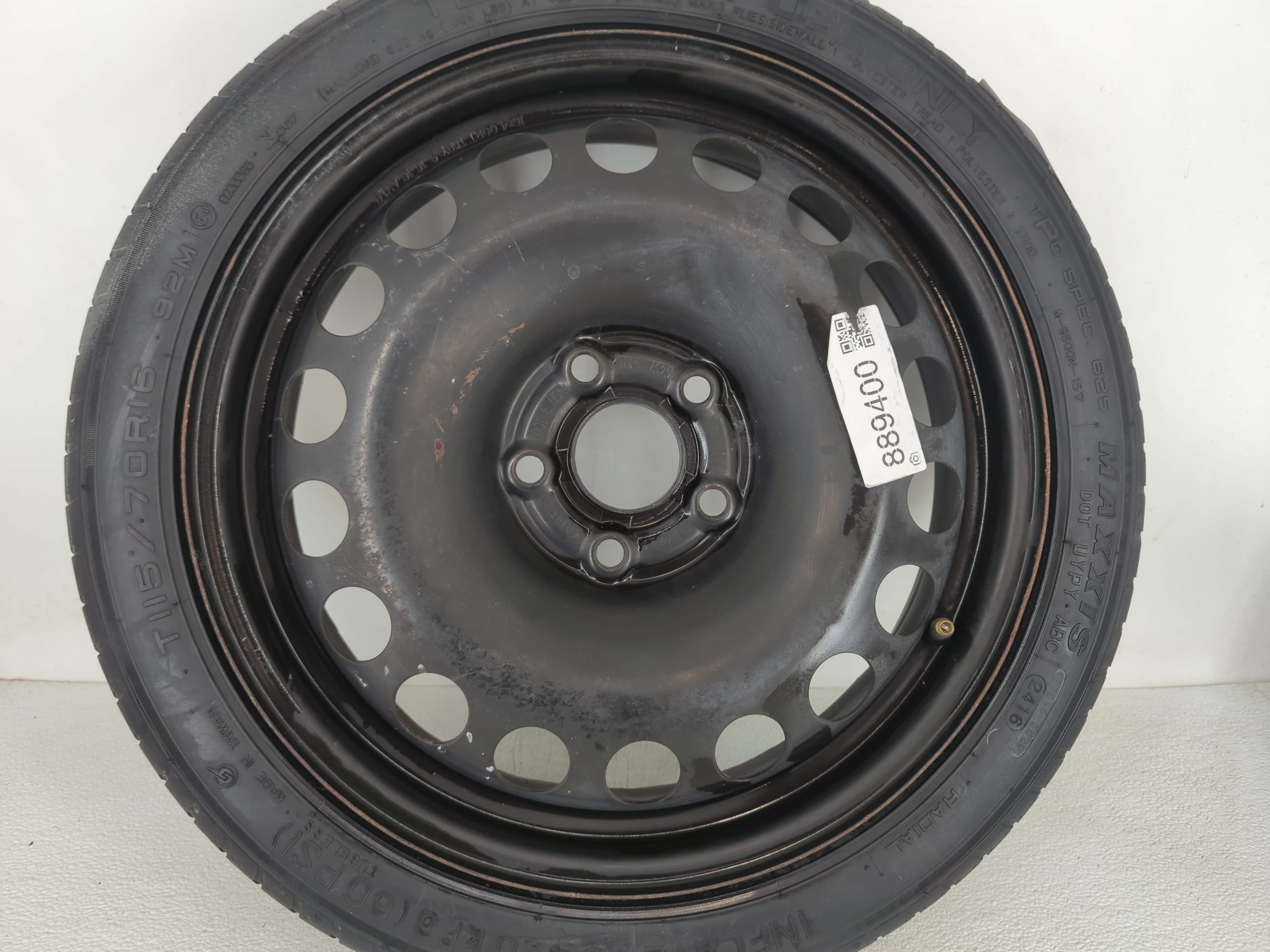 2020 Chevrolet Cruze Spare Donut Tire Wheel Rim Oem 889400 - Oemusedautoparts1.com