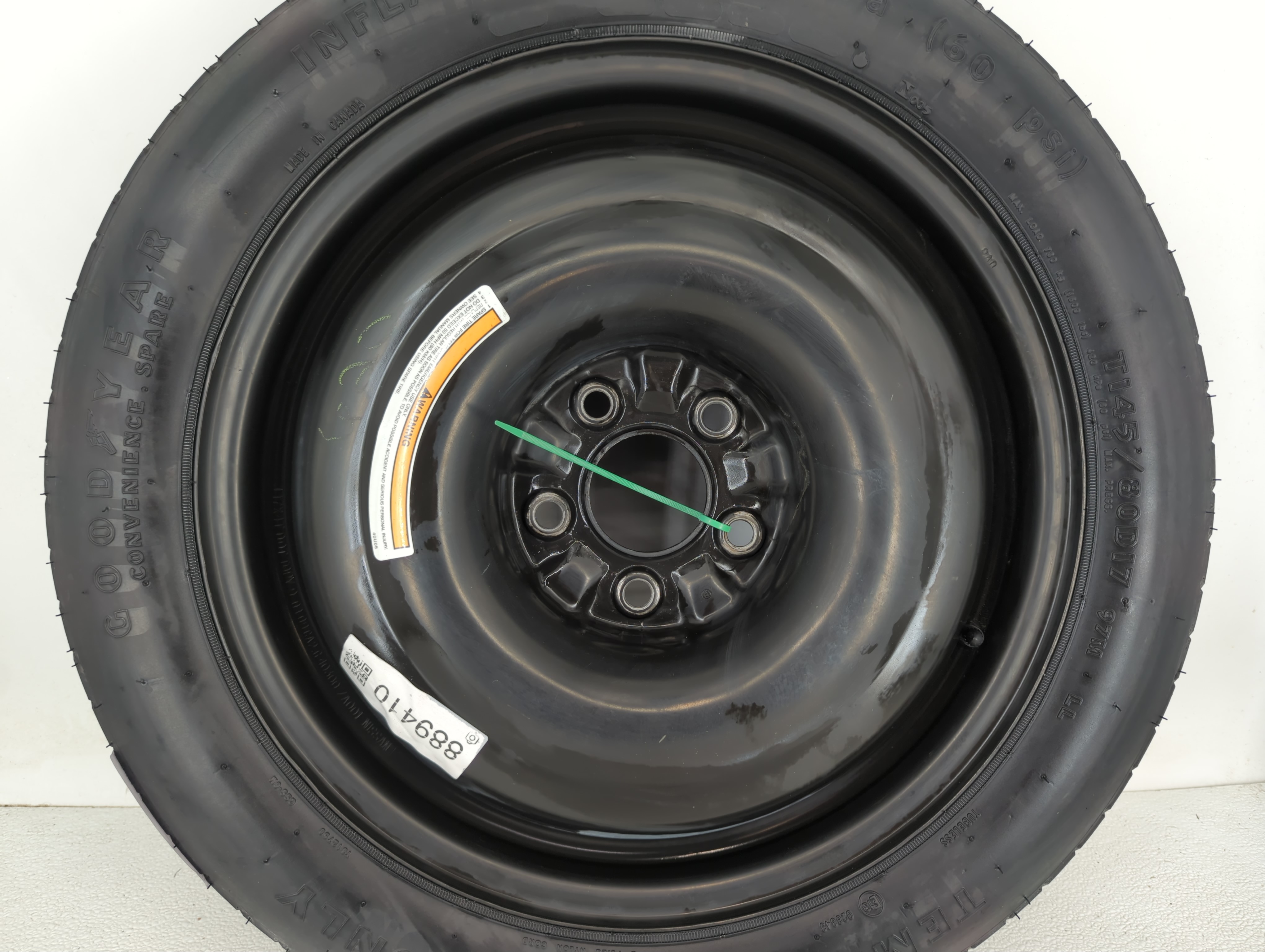 Picture of 2004-2022 Nissan Maxima Spare Donut Tire Wheel Rim Oem 889410