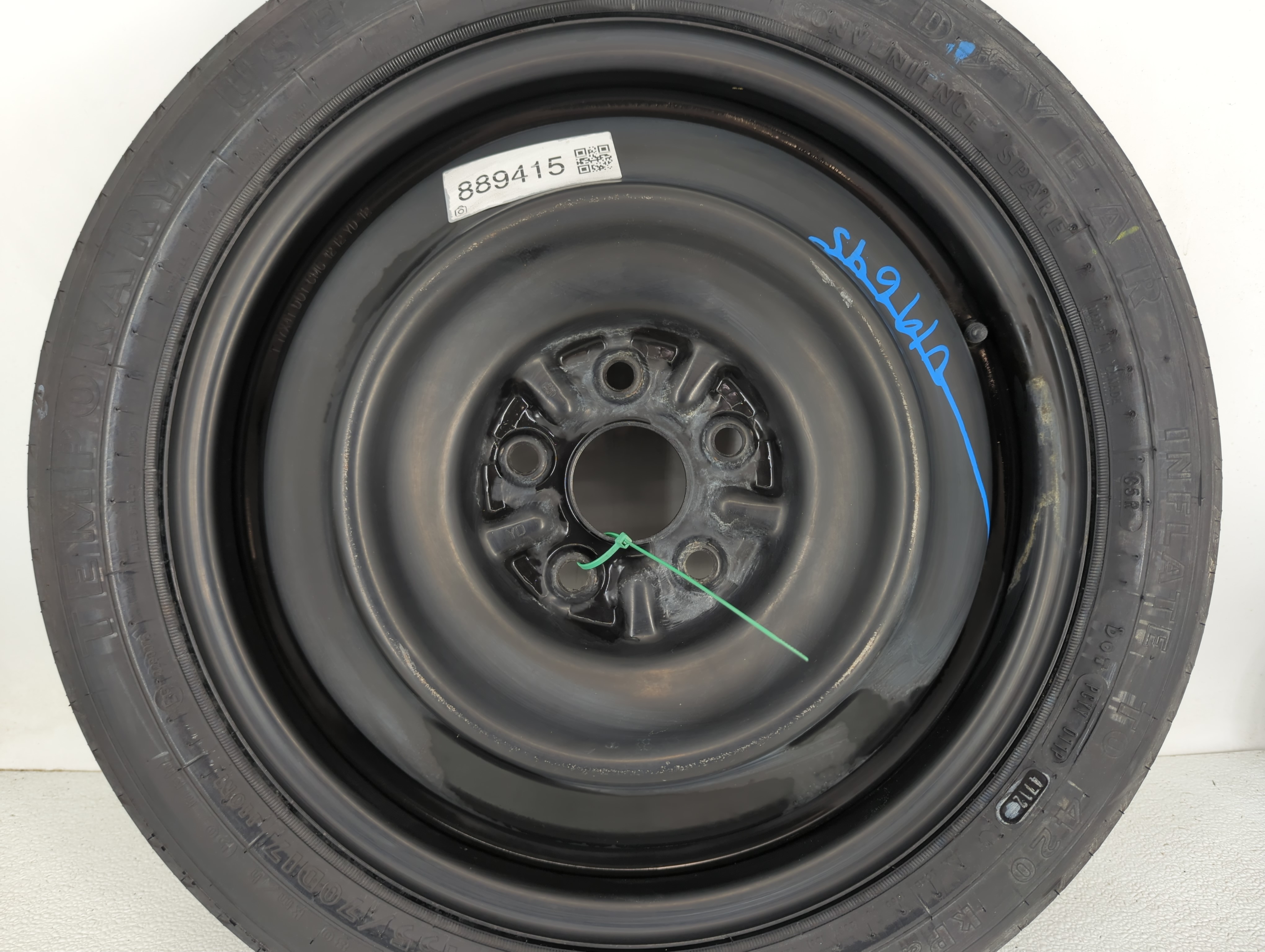 2009-2013 Subaru Forester Spare Donut Tire Wheel Rim Oem 889415 - Oemusedautoparts1.com