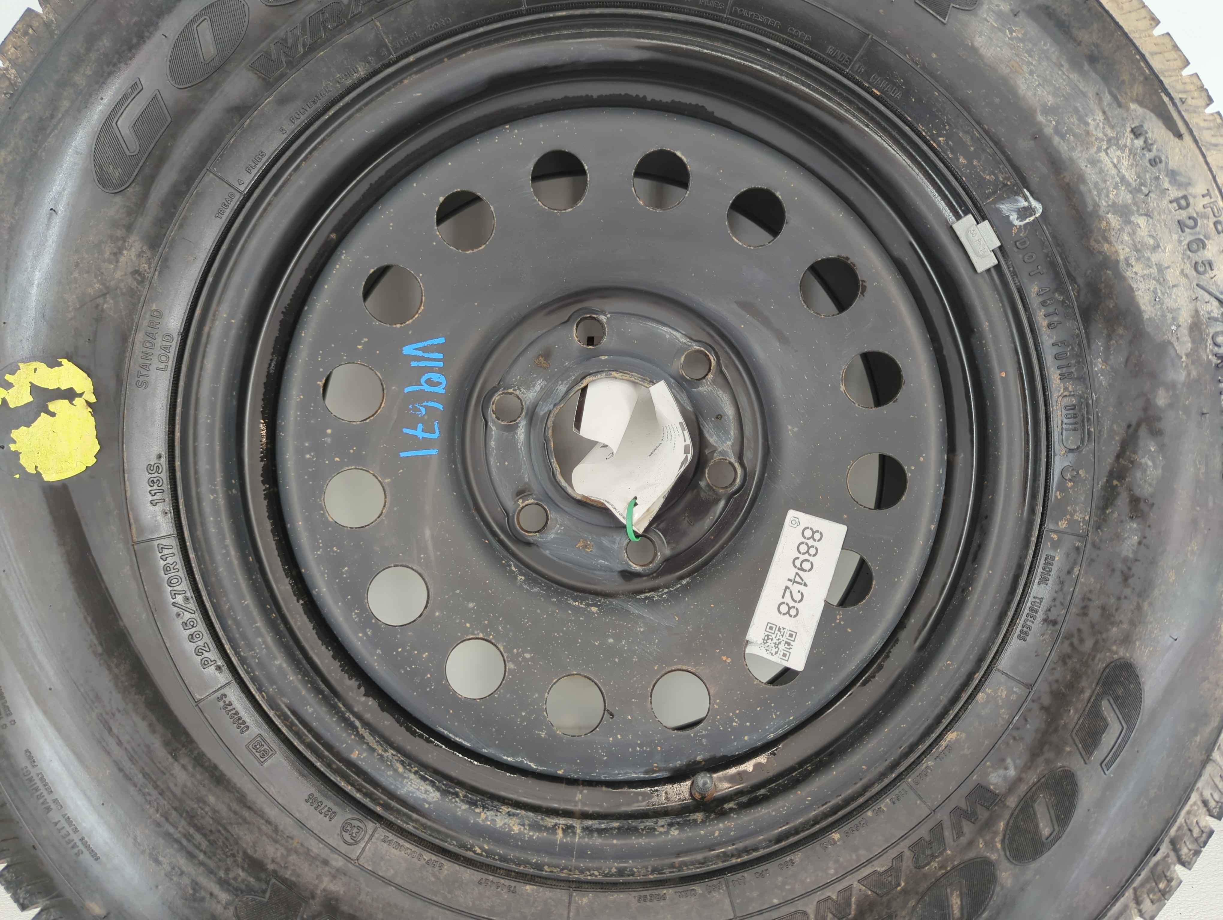 2007-2010 Chevrolet Tahoe Spare Donut Tire Wheel Rim Oem 889428 - Oemusedautoparts1.com