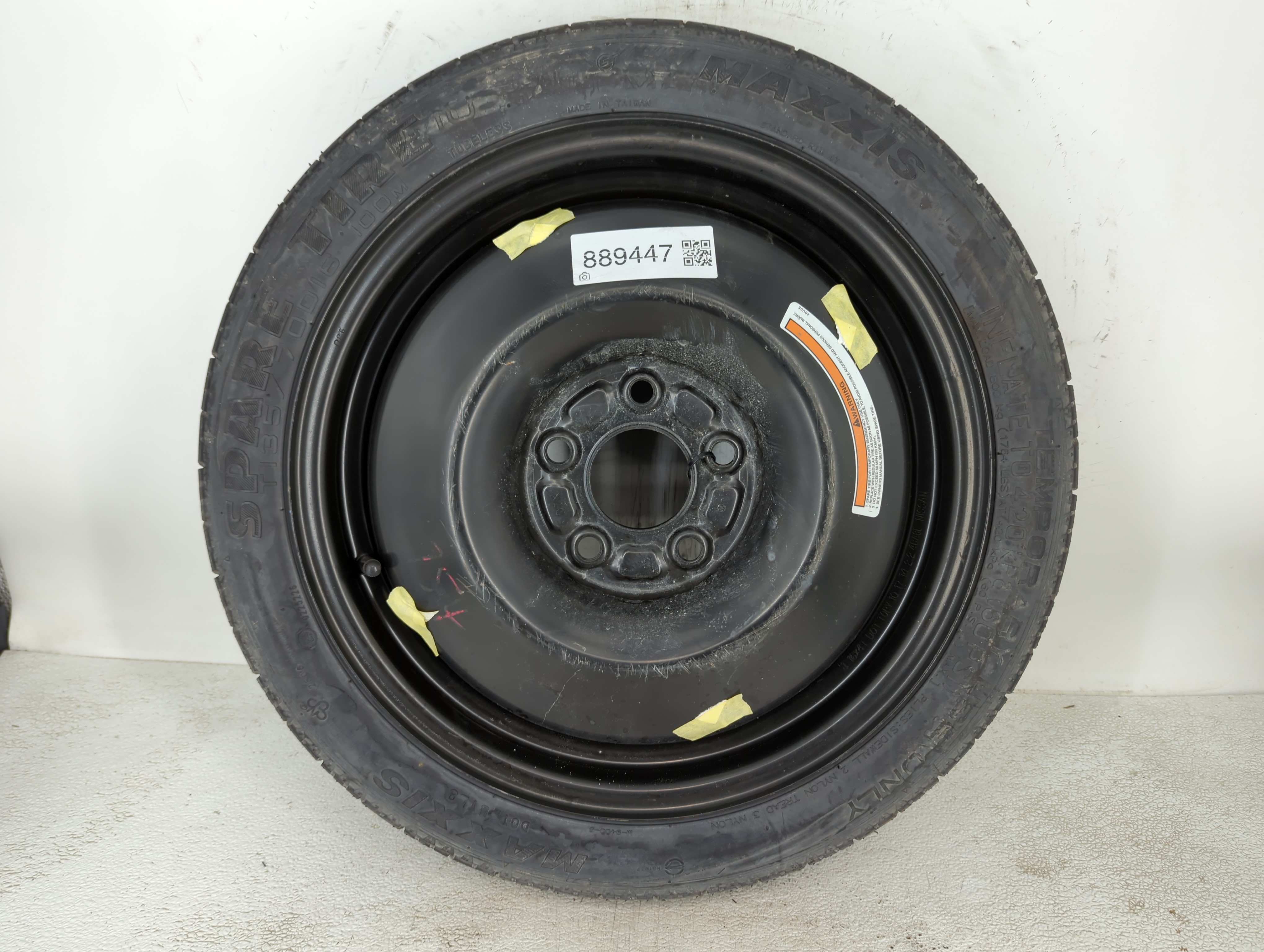 2013-2018 Nissan Altima Spare Donut Tire Wheel Rim Oem 889447 - Oemusedautoparts1.com
