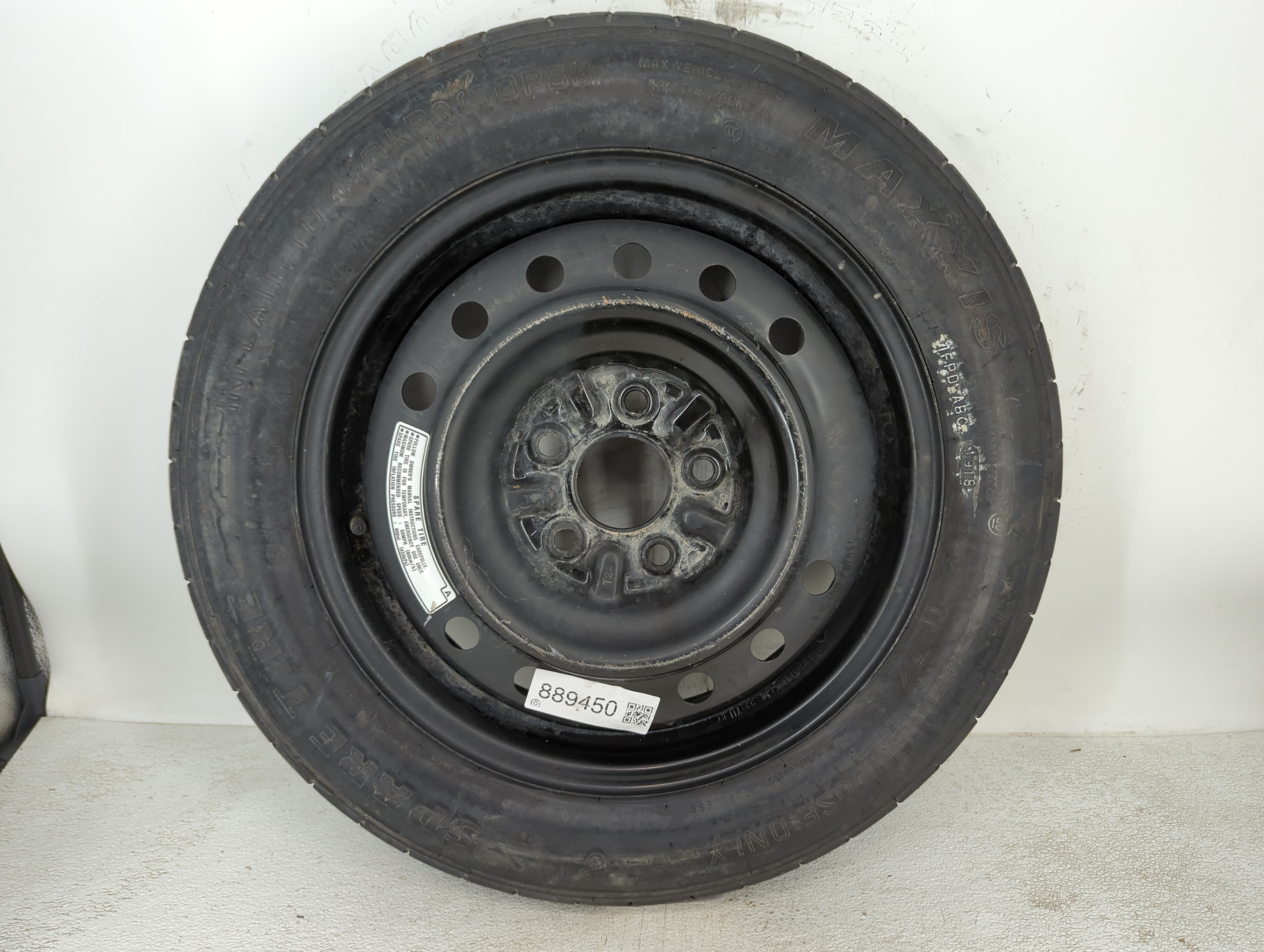 Picture of 2013-2022 Honda Accord Spare Donut Tire Wheel Rim Oem 889450