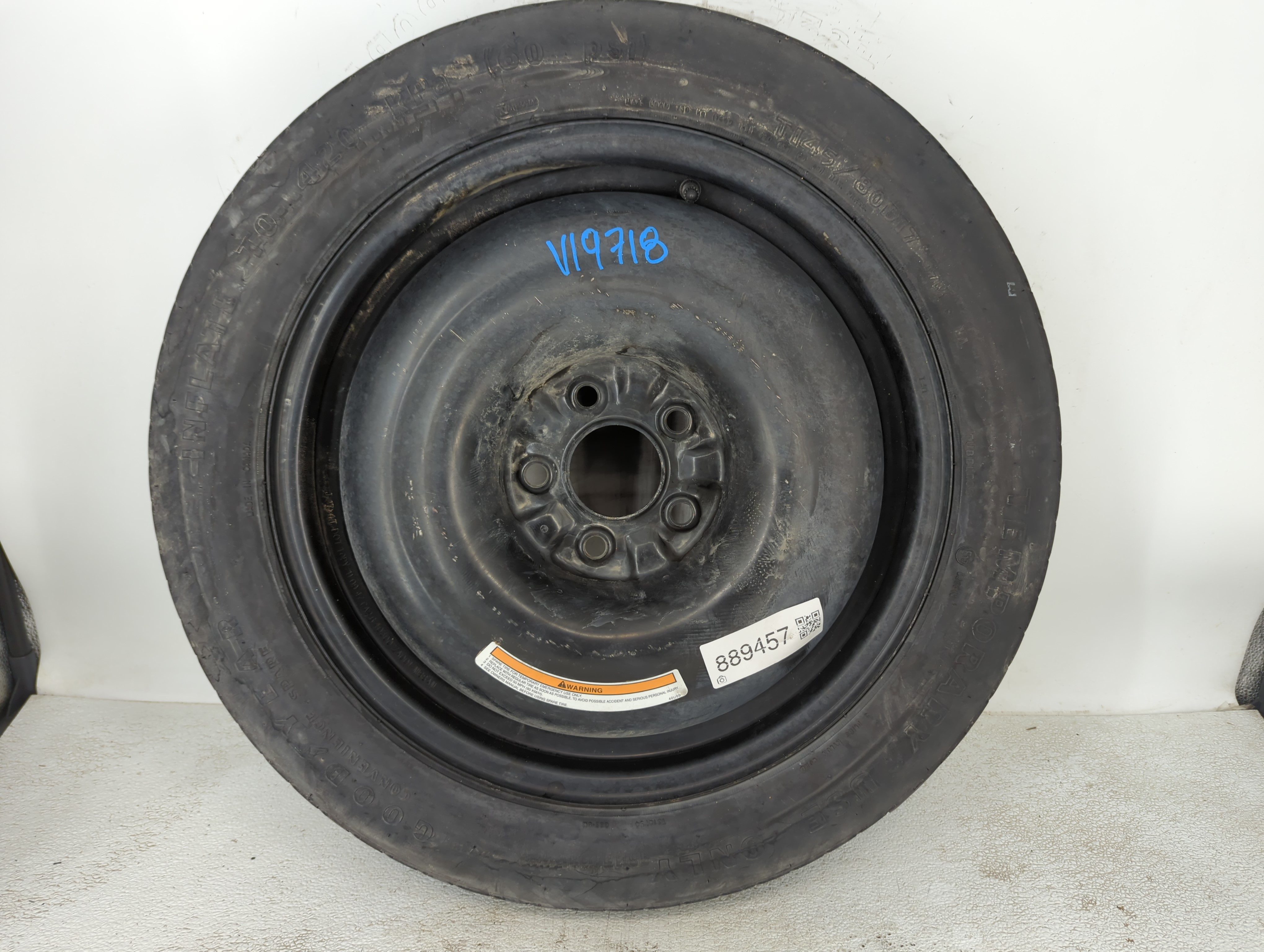 2004-2022 Nissan Maxima Spare Donut Tire Wheel Rim Oem 889457 - Oemusedautoparts1.com