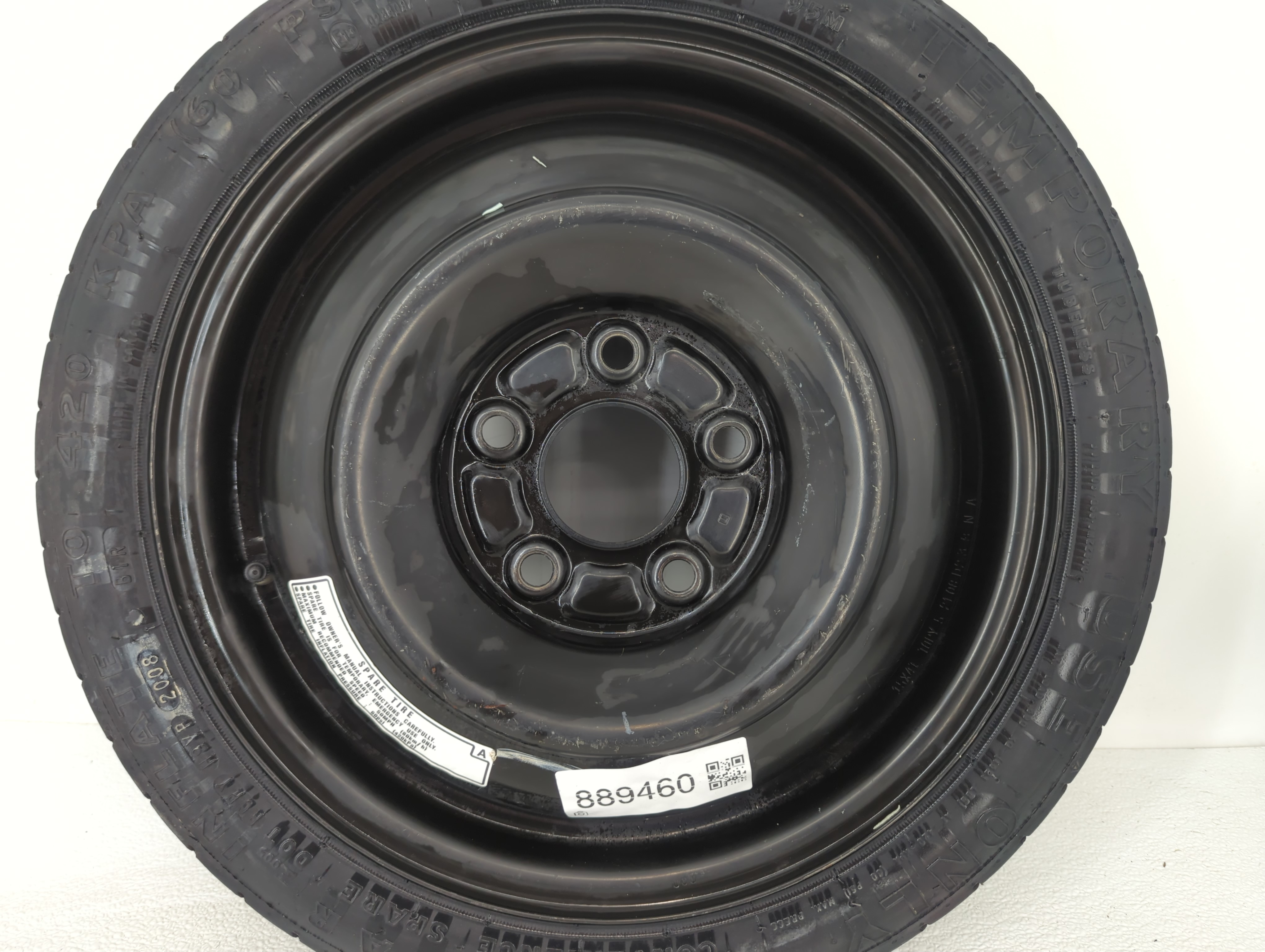 Picture of 2006-2011 Honda Civic Spare Donut Tire Wheel Rim Oem 889460
