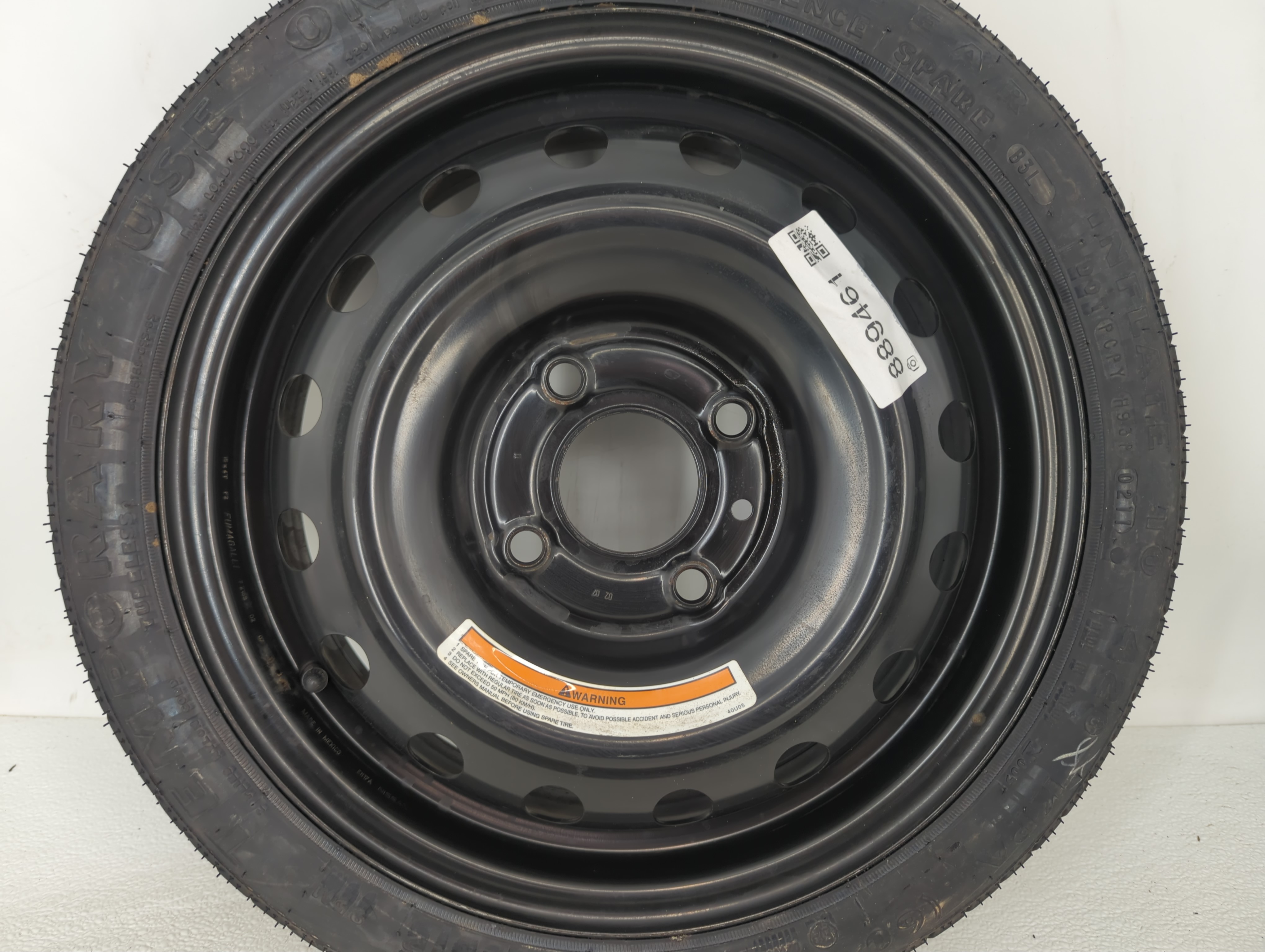 Picture of 2006-2011 Honda Civic Spare Donut Tire Wheel Rim Oem 889461
