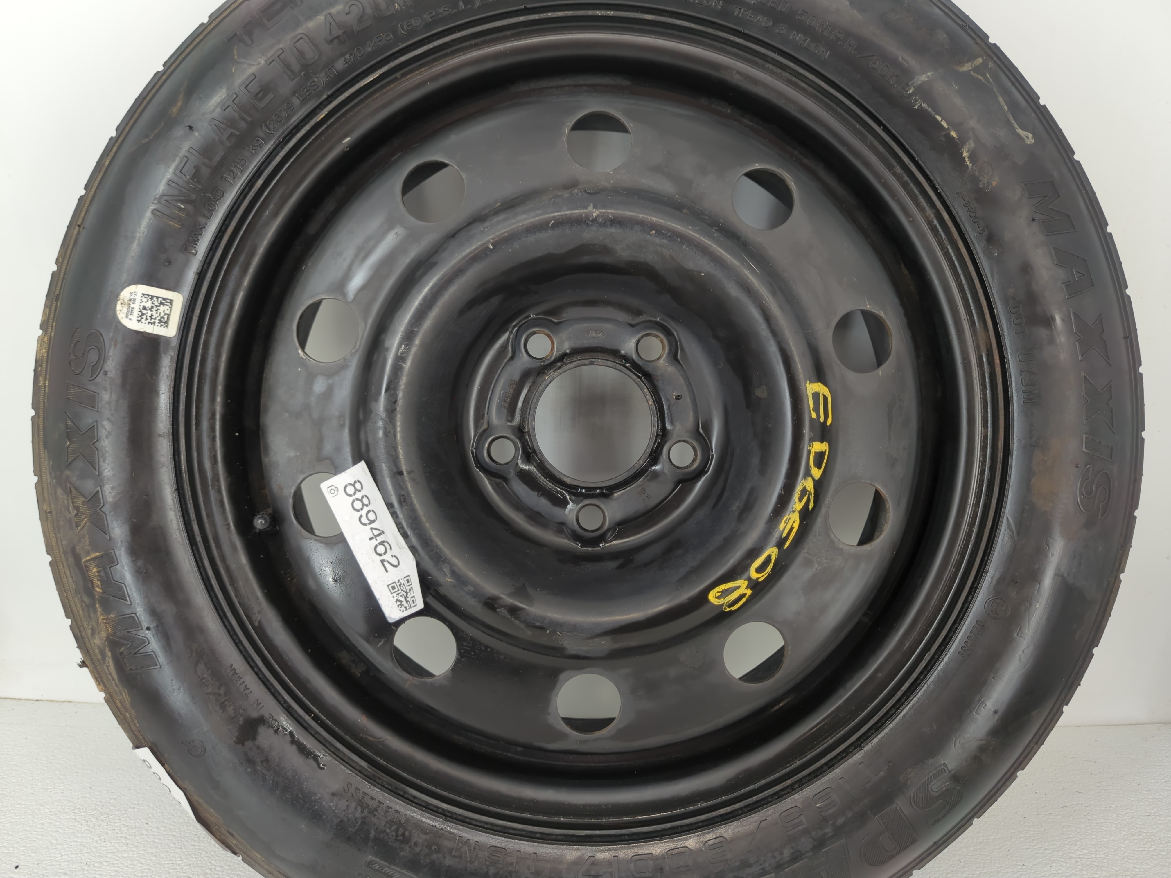 2007-2014 Ford Edge Spare Donut Tire Wheel Rim Oem 889462 - Oemusedautoparts1.com