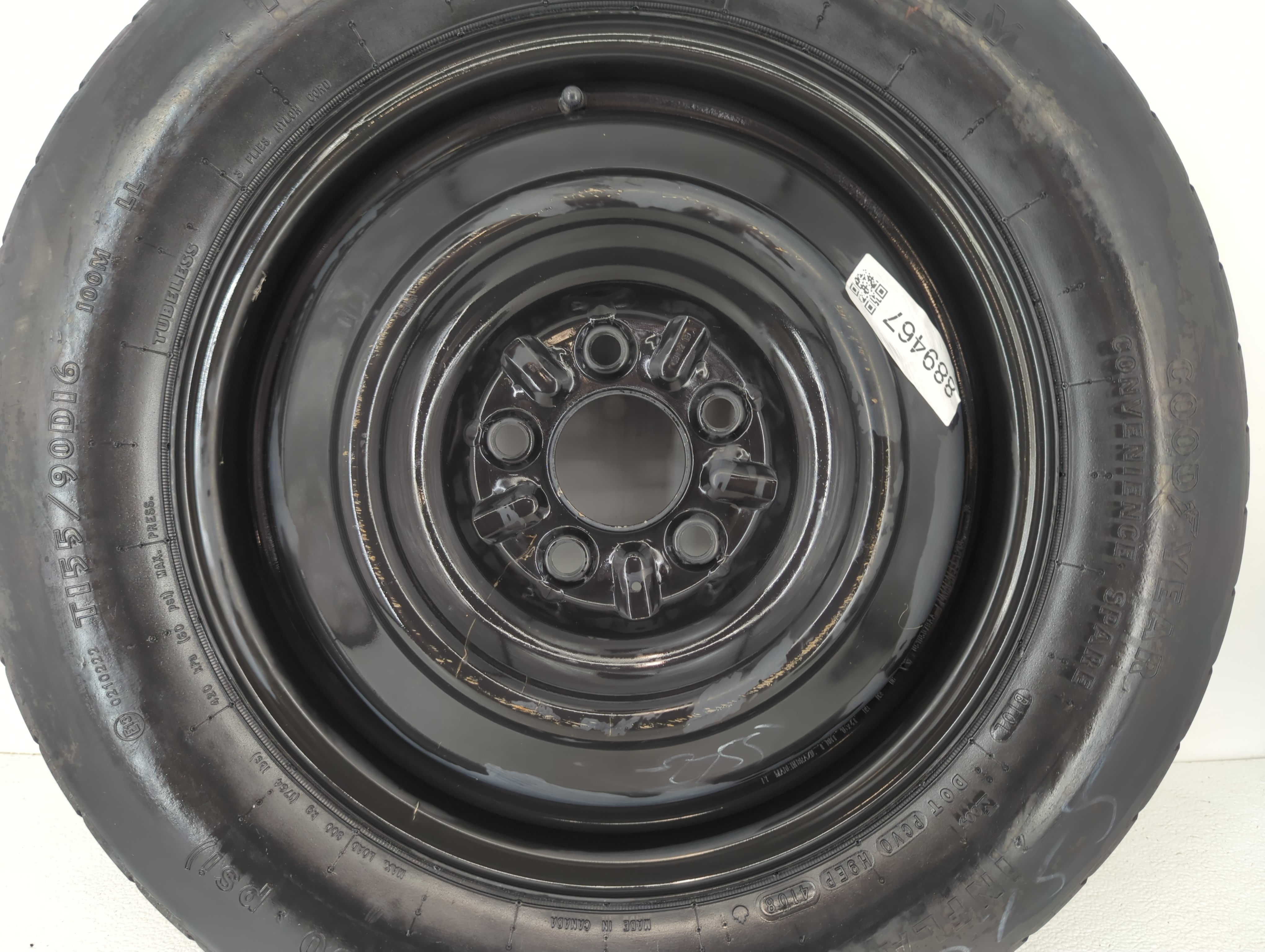 Picture of 2006-2015 Hyundai Tucson Spare Donut Tire Wheel Rim Oem 889467