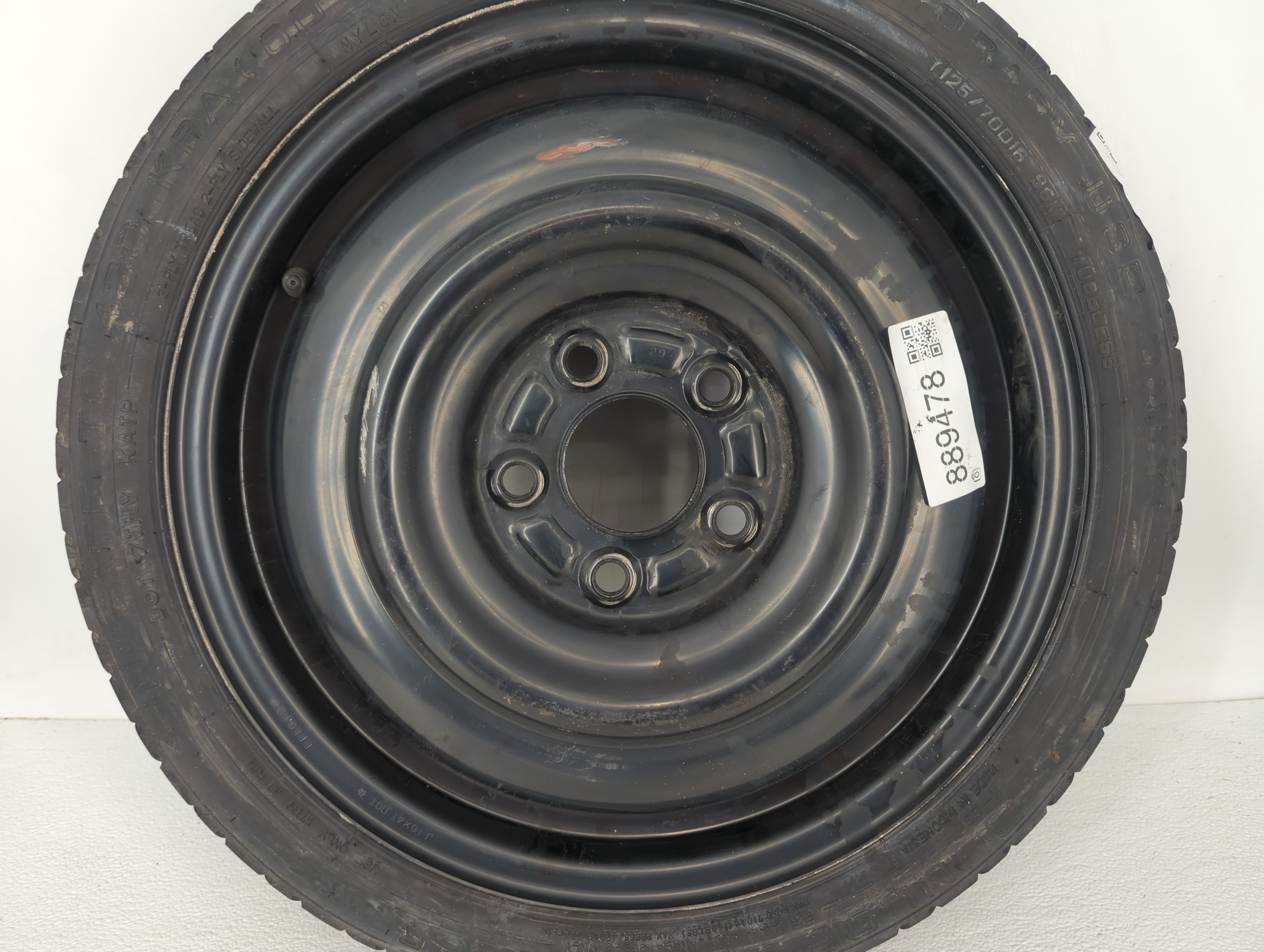2020-2022 Nissan Sentra Spare Donut Tire Wheel Rim Oem 889478 - Oemusedautoparts1.com