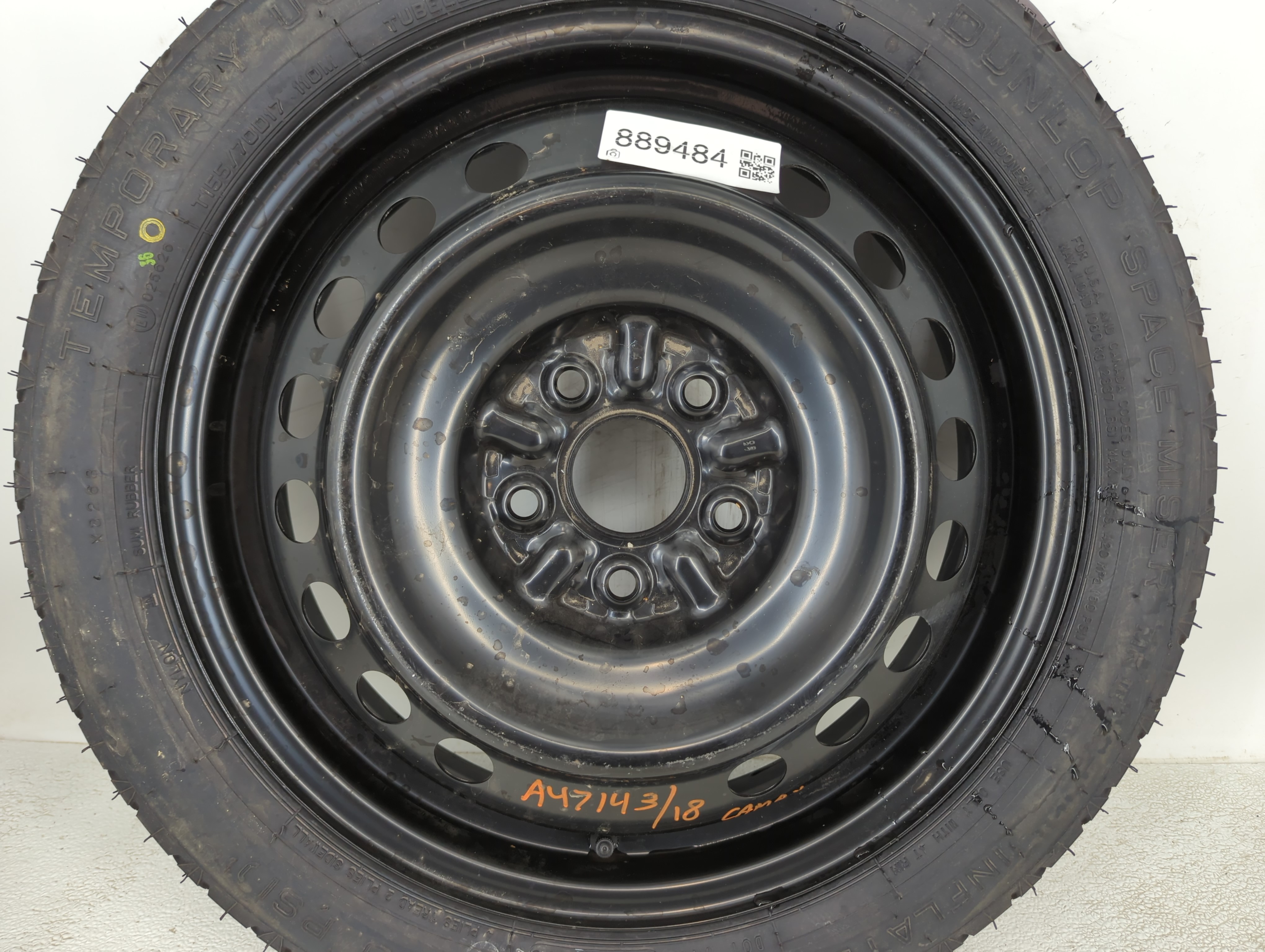 2009-2013 Subaru Forester Spare Donut Tire Wheel Rim Oem 889484 - Oemusedautoparts1.com