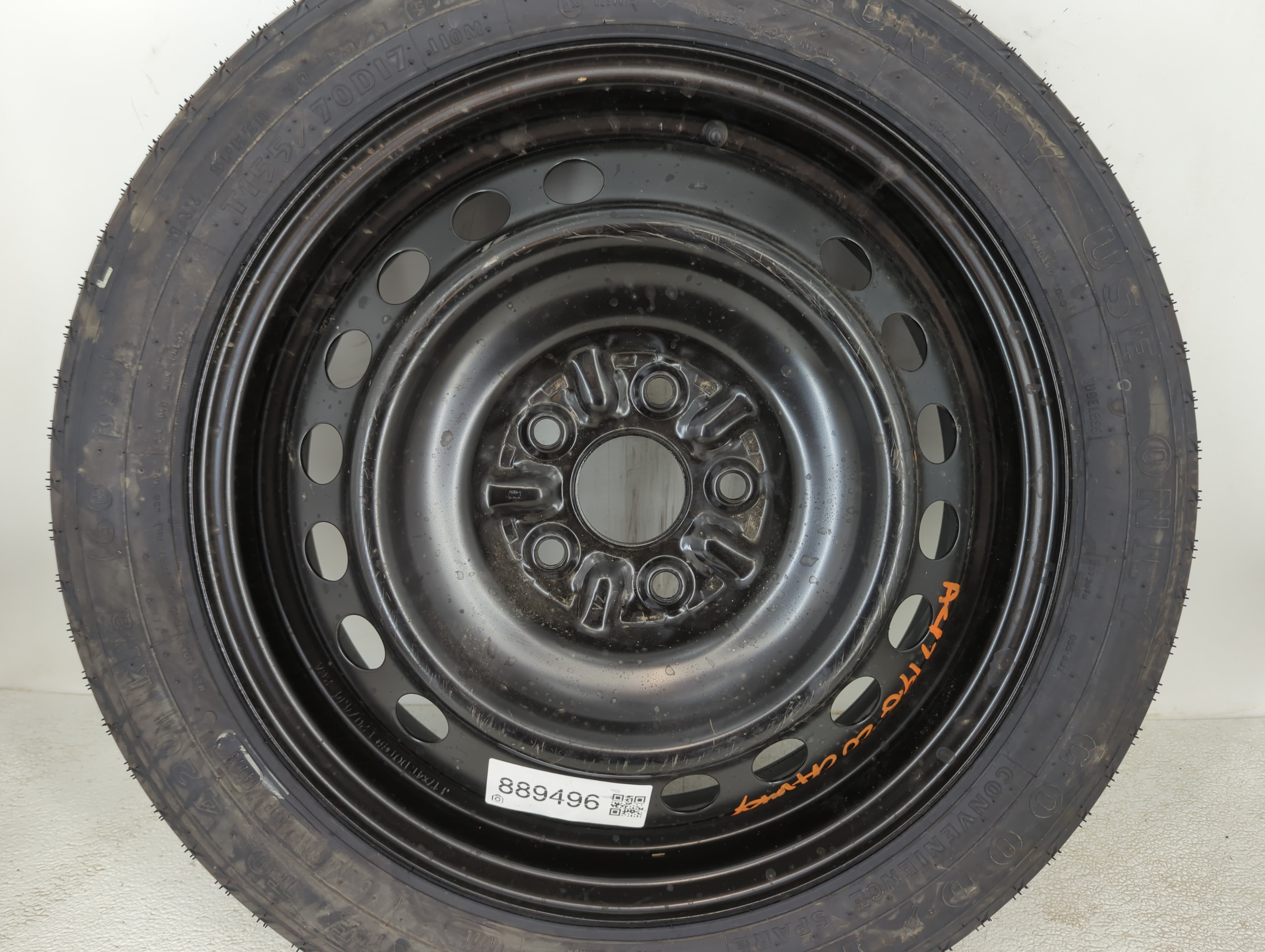 2009-2013 Subaru Forester Spare Donut Tire Wheel Rim Oem 889496 - Oemusedautoparts1.com