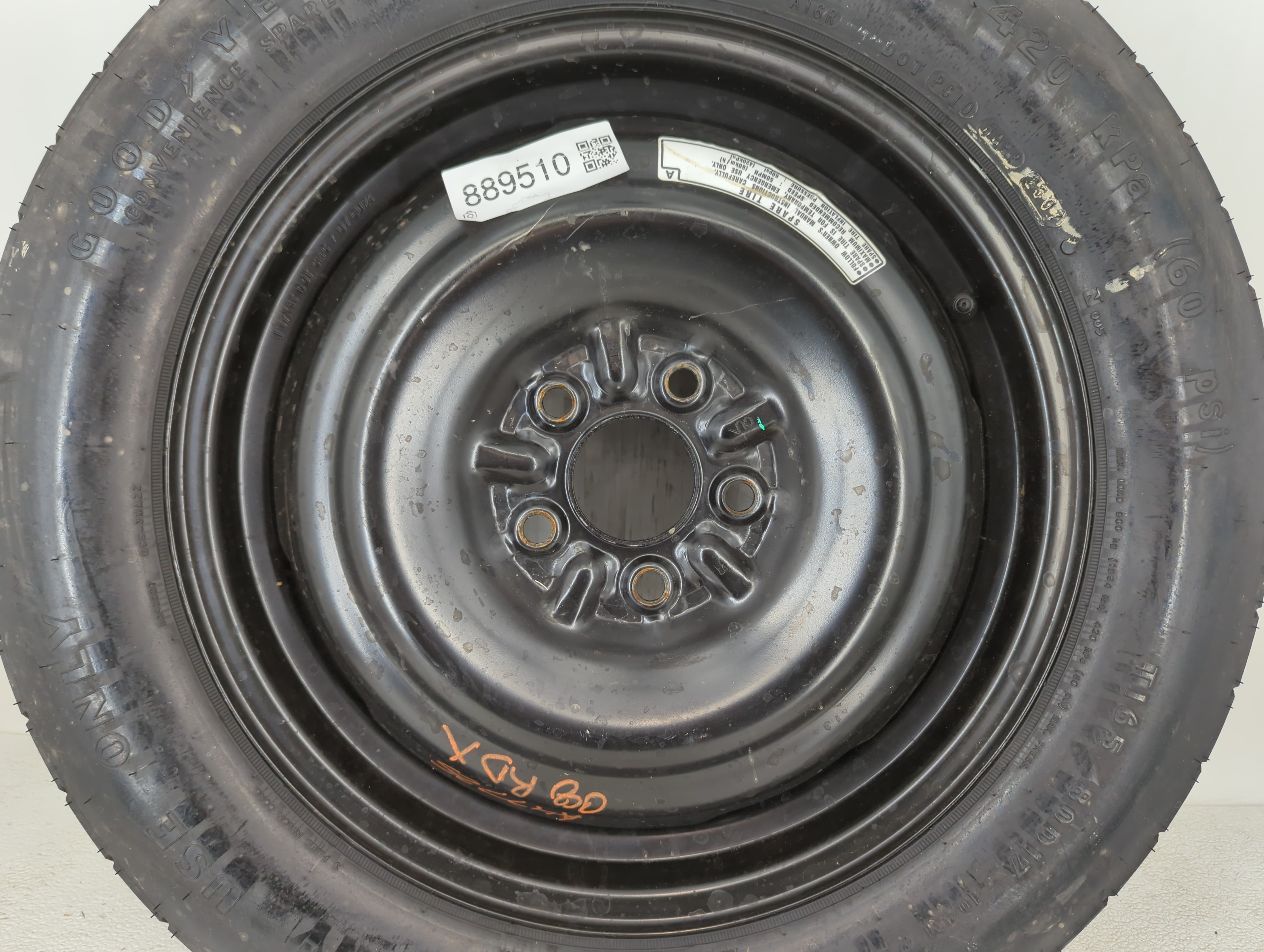 2007-2014 Ford Edge Spare Donut Tire Wheel Rim Oem 889510 - Oemusedautoparts1.com