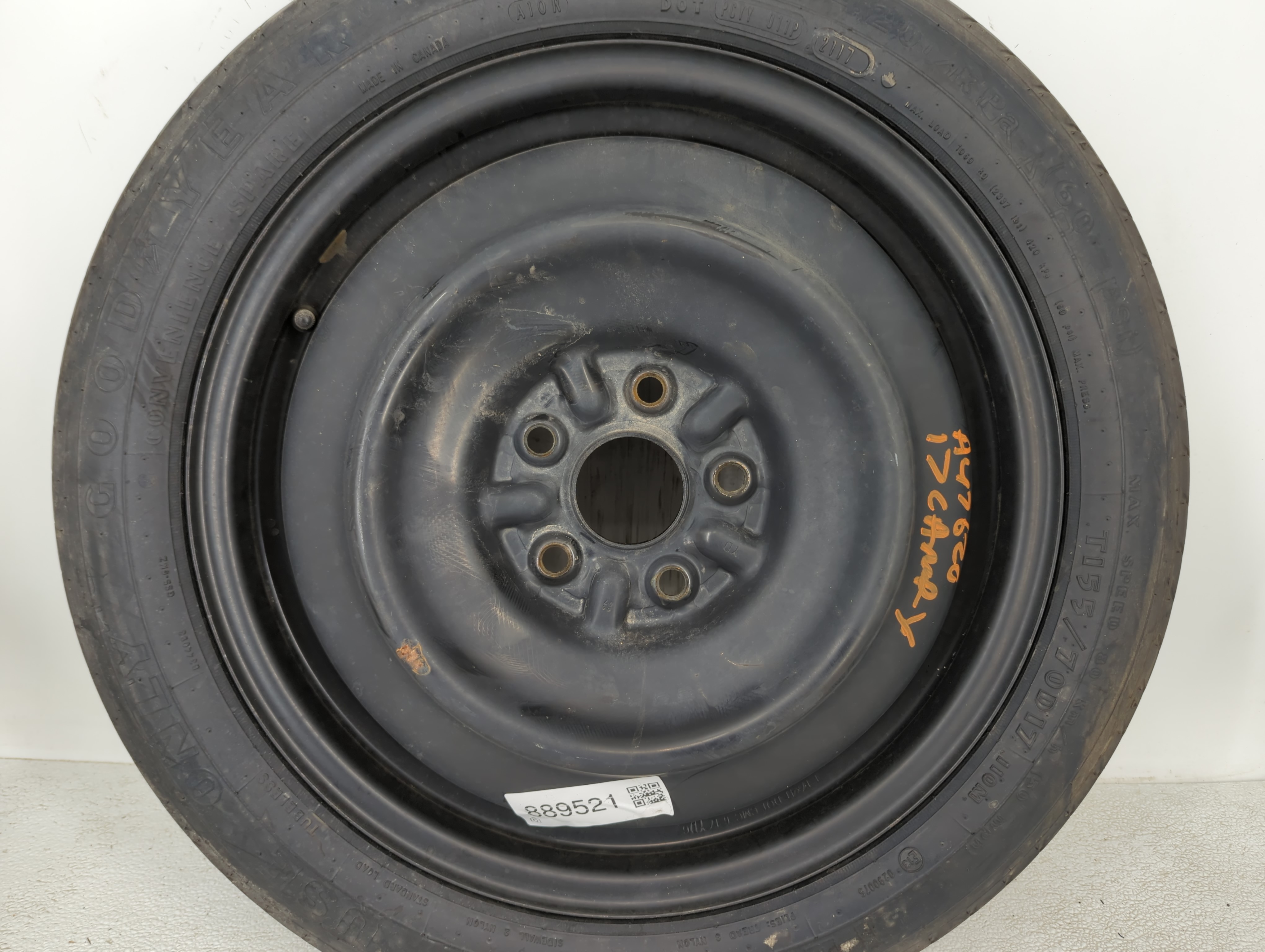 2009-2013 Subaru Forester Spare Donut Tire Wheel Rim Oem 889521 - Oemusedautoparts1.com