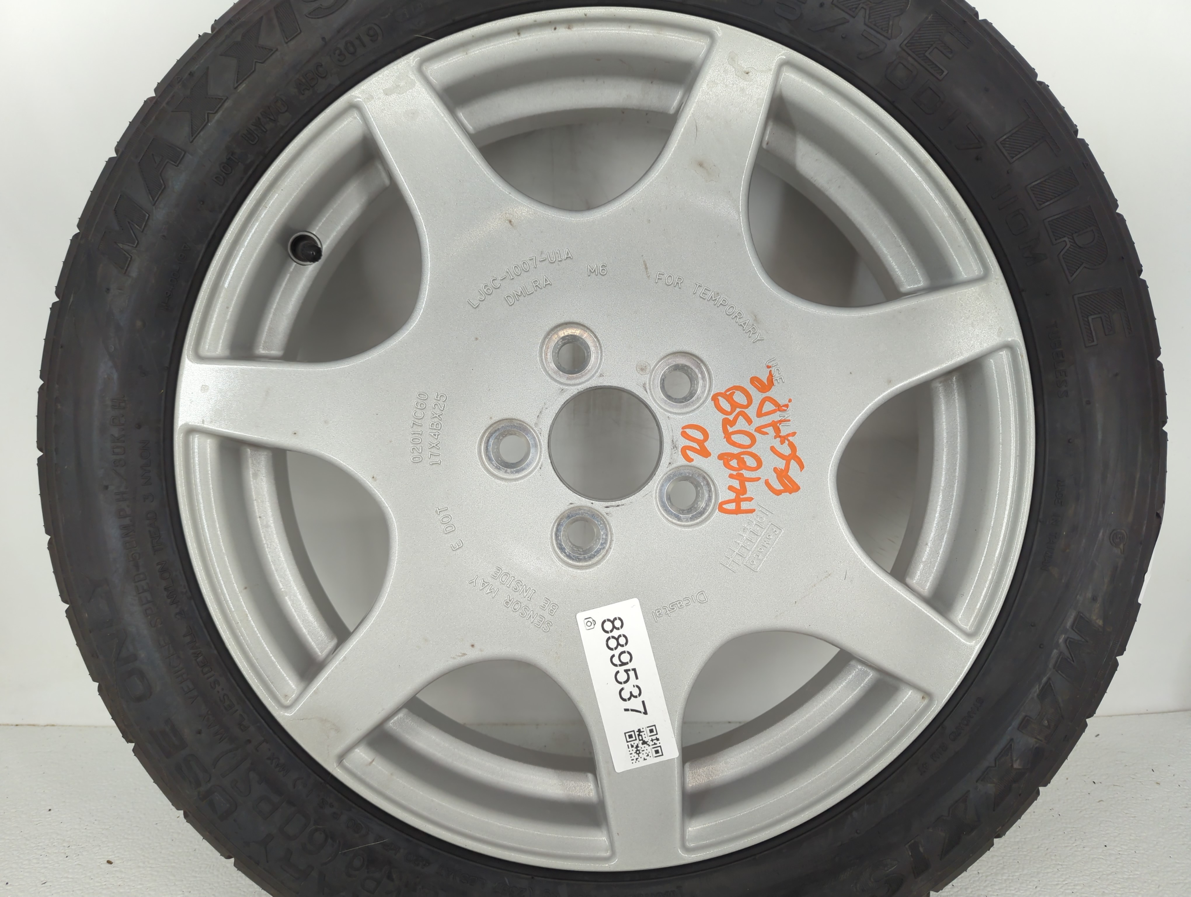 2009-2013 Subaru Forester Spare Donut Tire Wheel Rim Oem 889537 - Oemusedautoparts1.com