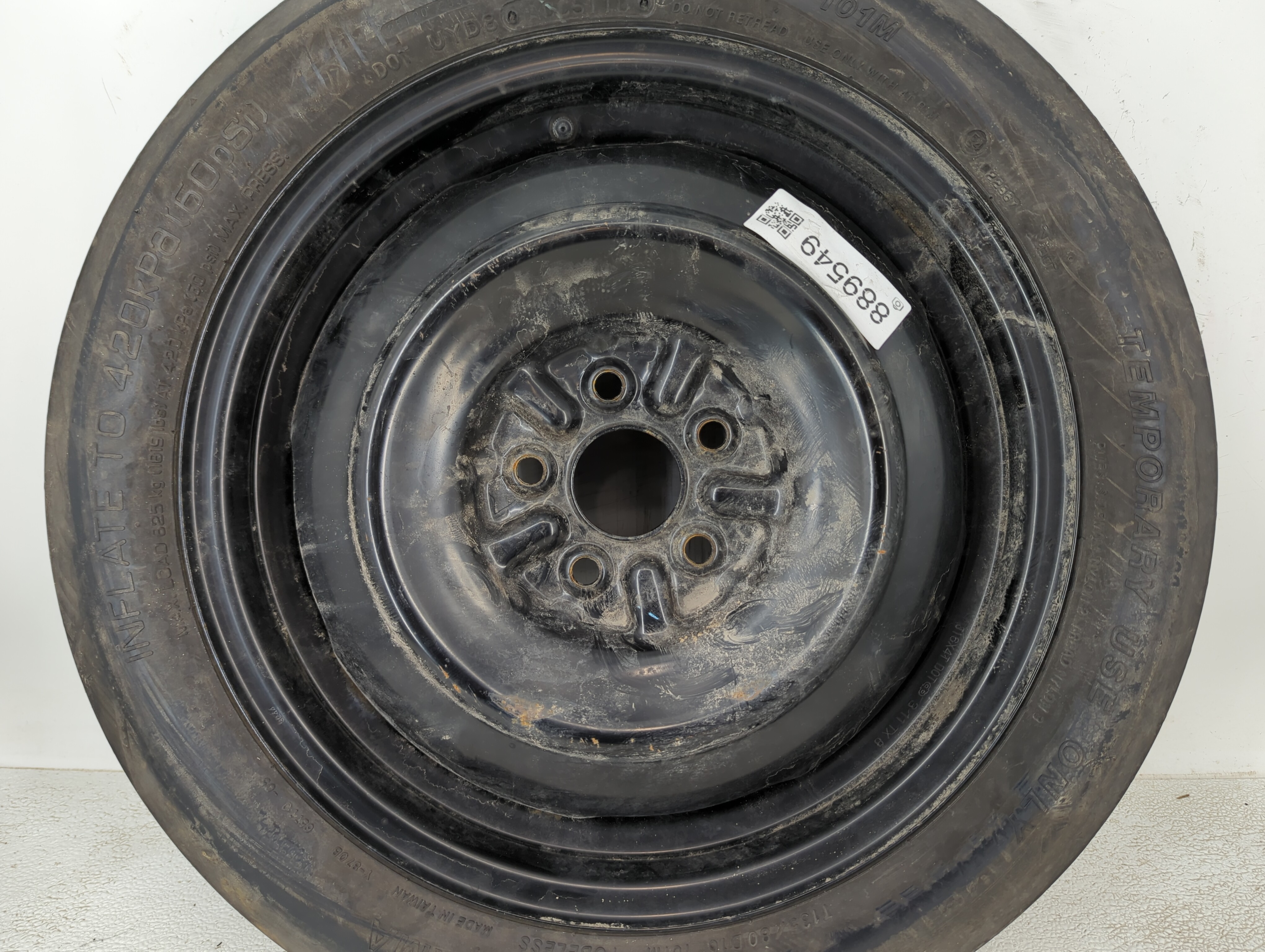2017-2022 Subaru Impreza Spare Donut Tire Wheel Rim Oem 889549 - Oemusedautoparts1.com