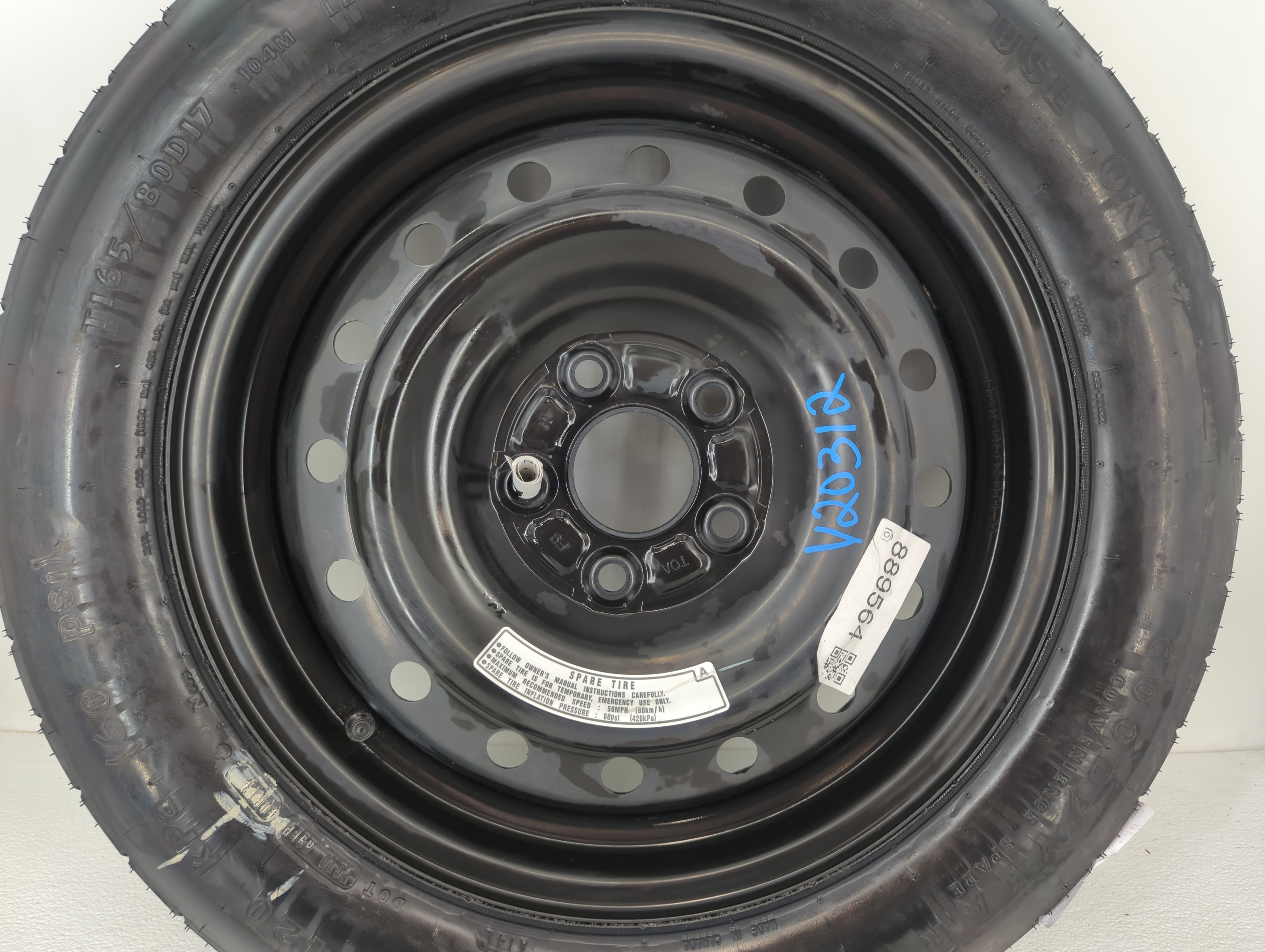 Picture of 2009-2014 Acura Tl Spare Donut Tire Wheel Rim Oem 889564