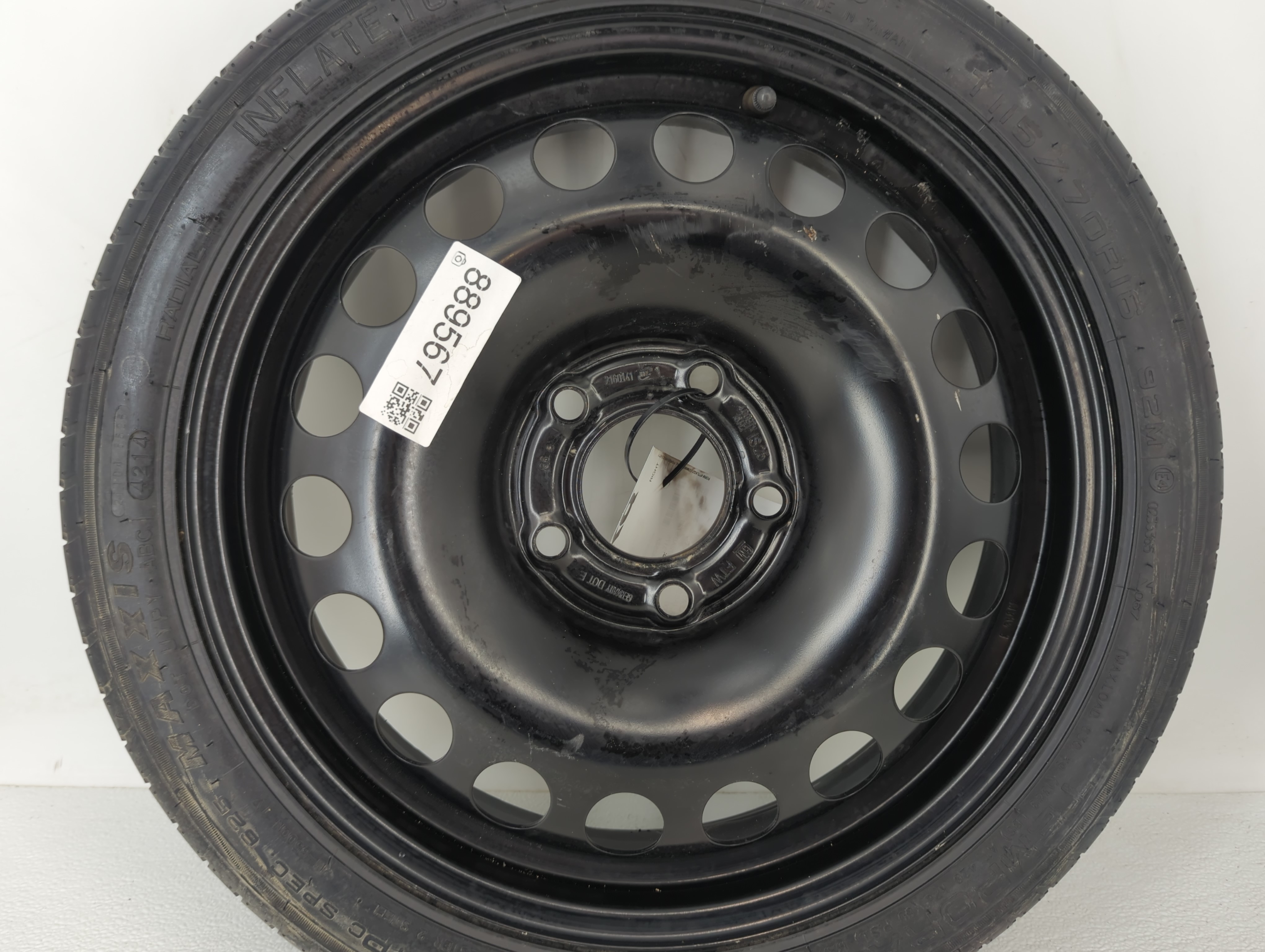 2016-2019 Chevrolet Cruze Spare Donut Tire Wheel Rim Oem 889567 - Oemusedautoparts1.com
