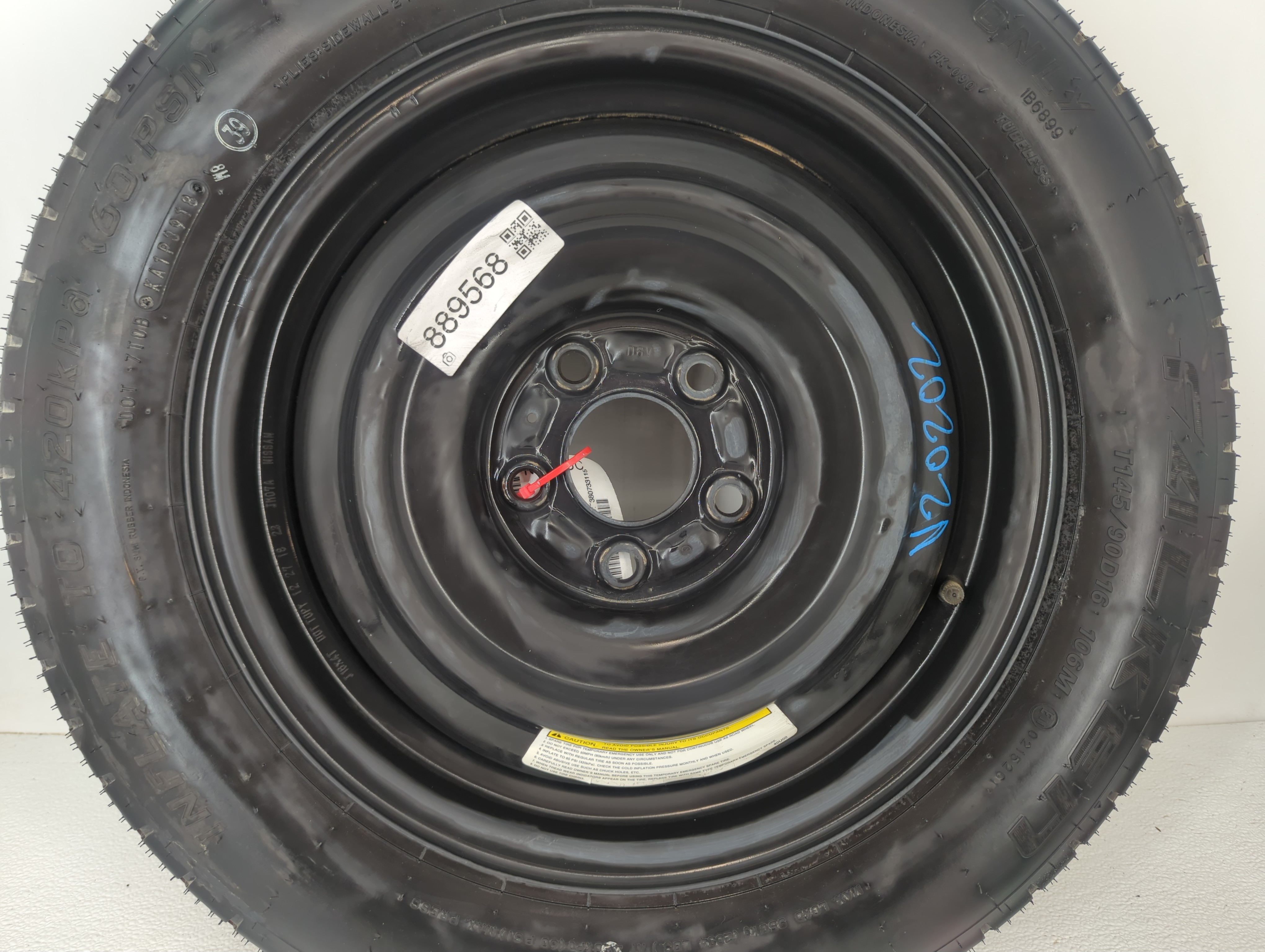 Picture of 2010-2020 Nissan Rogue Spare Donut Tire Wheel Rim Oem 889568