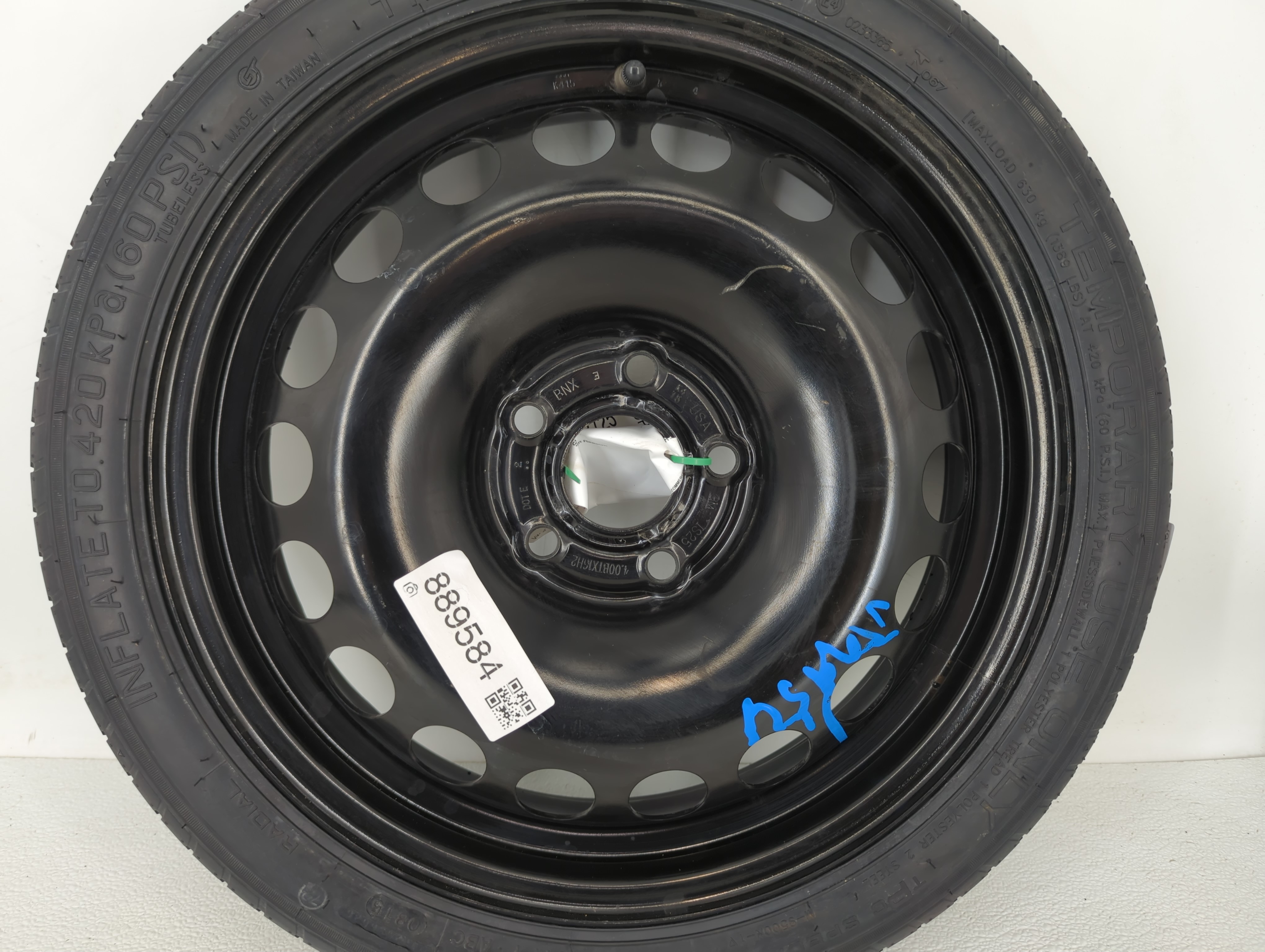 Picture of 2006-2015 Hyundai Tucson Spare Donut Tire Wheel Rim Oem 889584