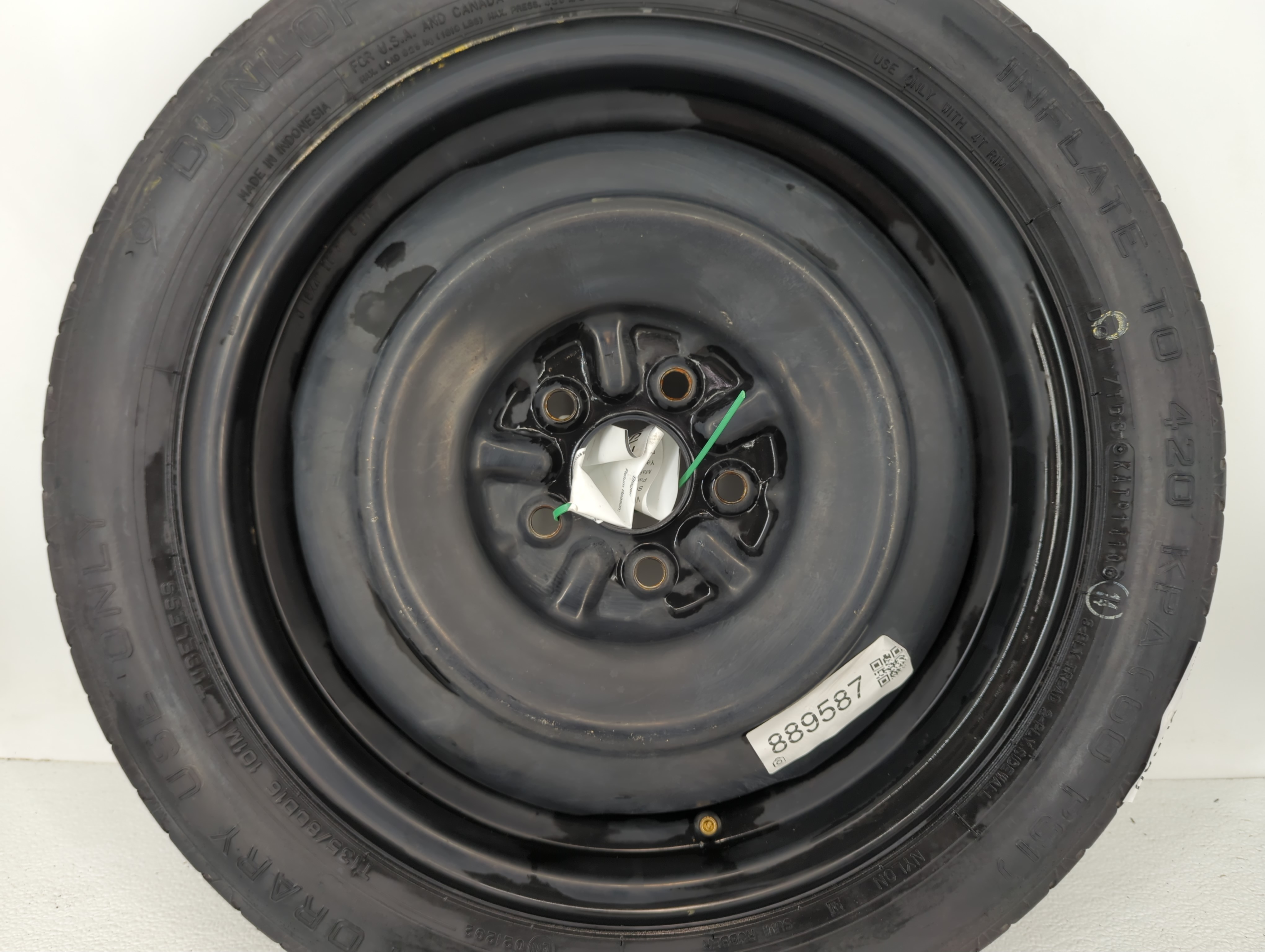2017-2022 Subaru Impreza Spare Donut Tire Wheel Rim Oem 889587 - Oemusedautoparts1.com