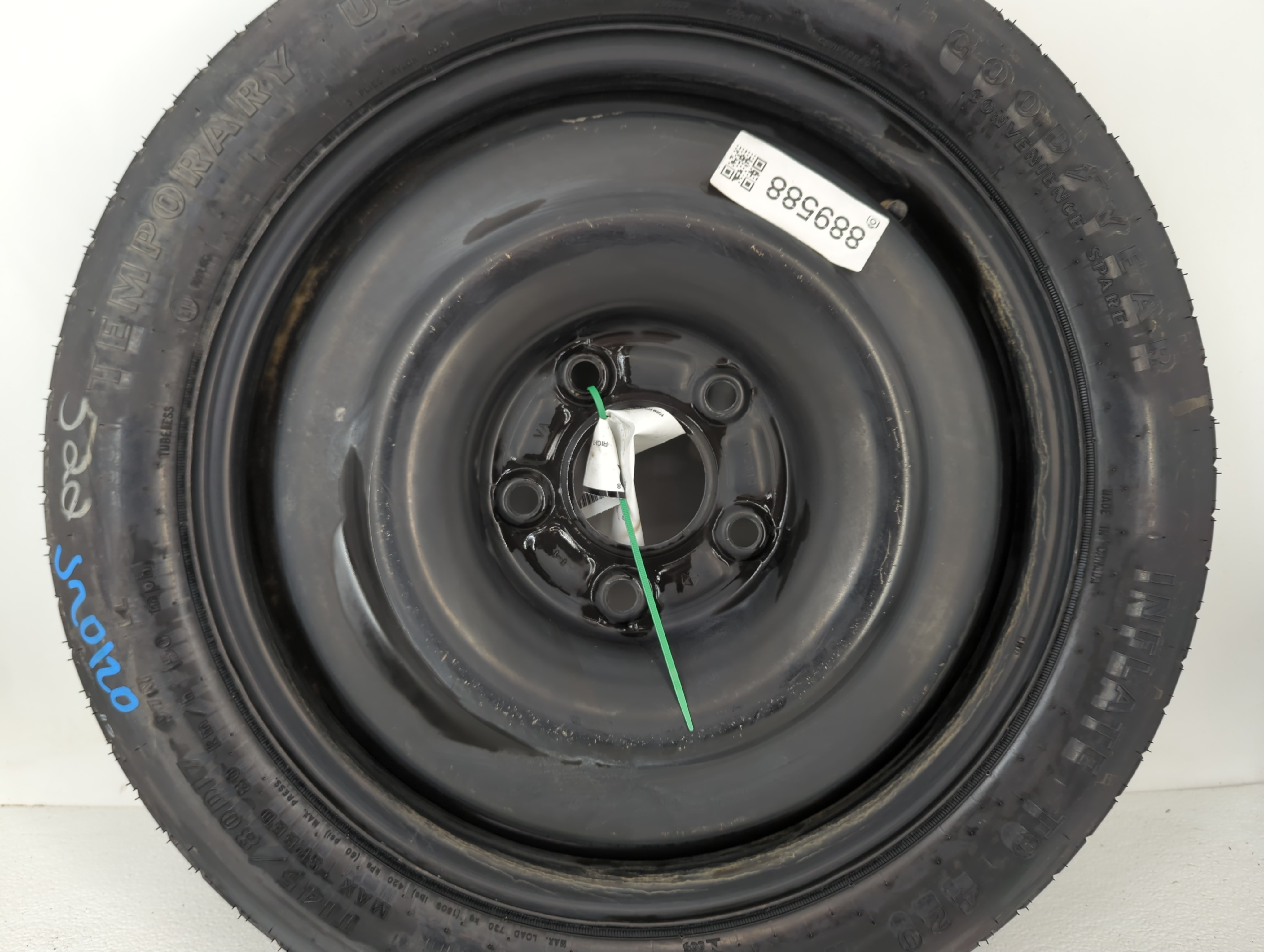 Picture of 2004-2022 Nissan Maxima Spare Donut Tire Wheel Rim Oem 889588