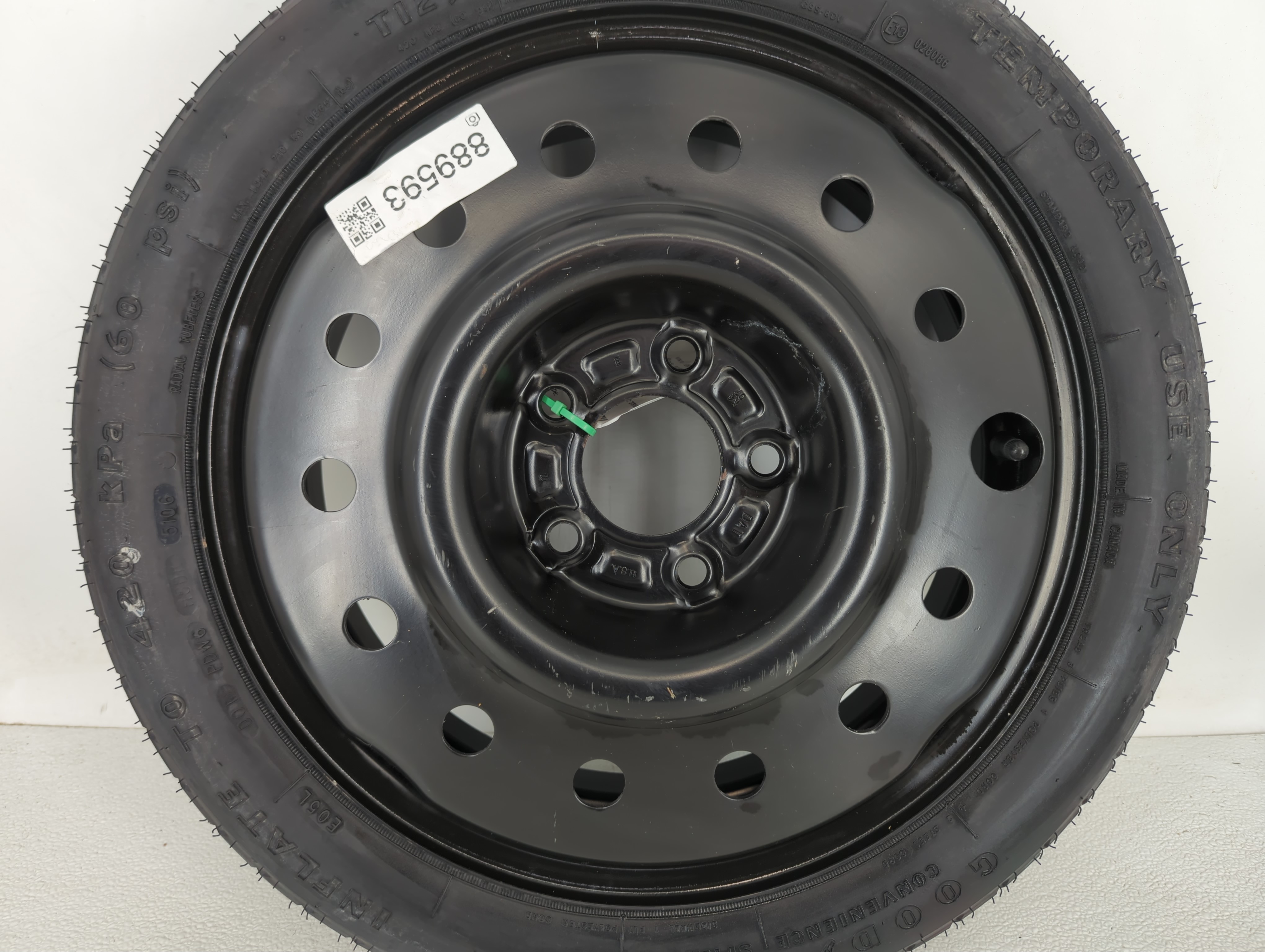 Picture of 2006-2015 Hyundai Tucson Spare Donut Tire Wheel Rim Oem 889593