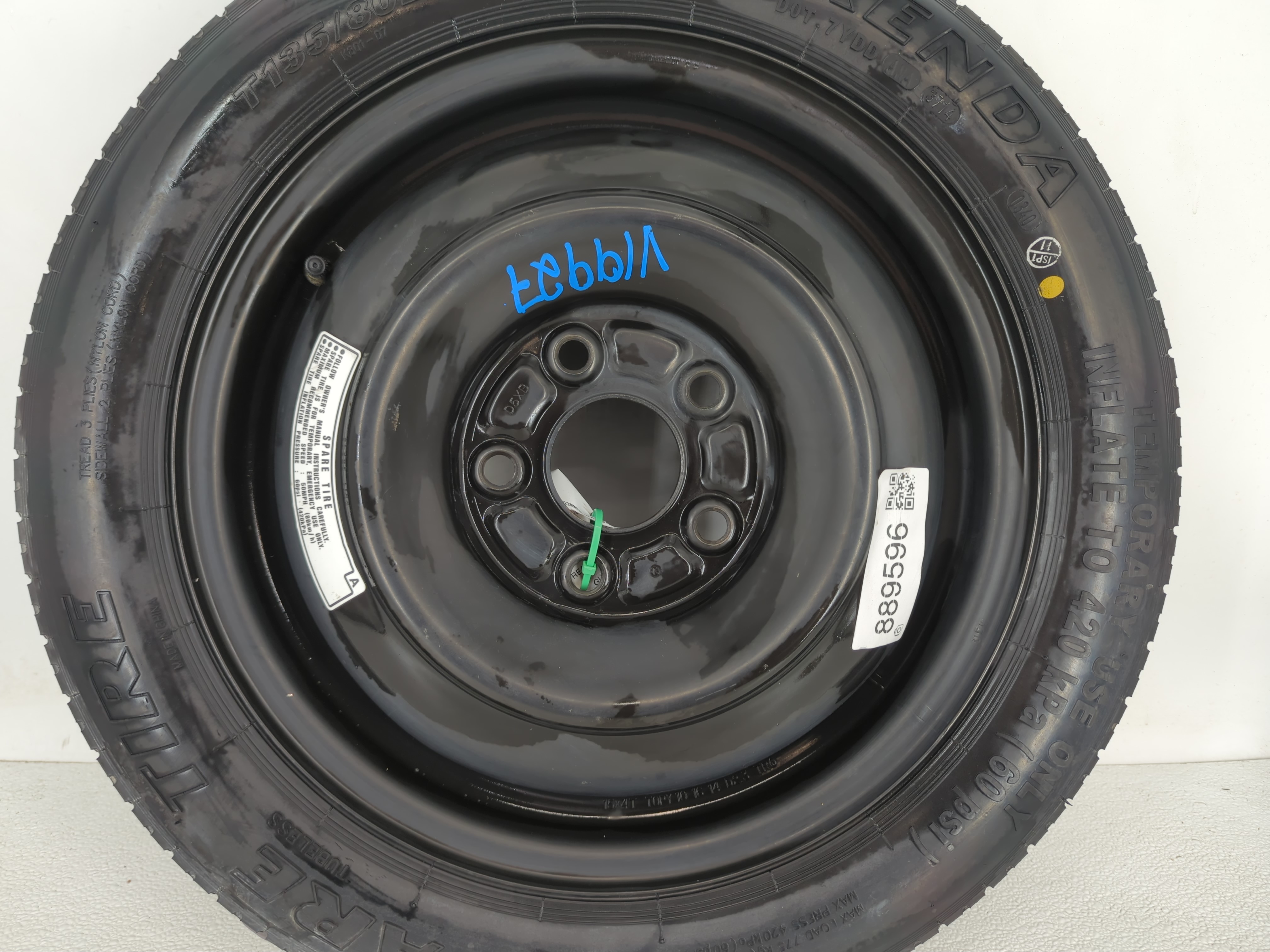 2006 Infiniti M45 Spare Donut Tire Wheel Rim Oem 889596 - Oemusedautoparts1.com