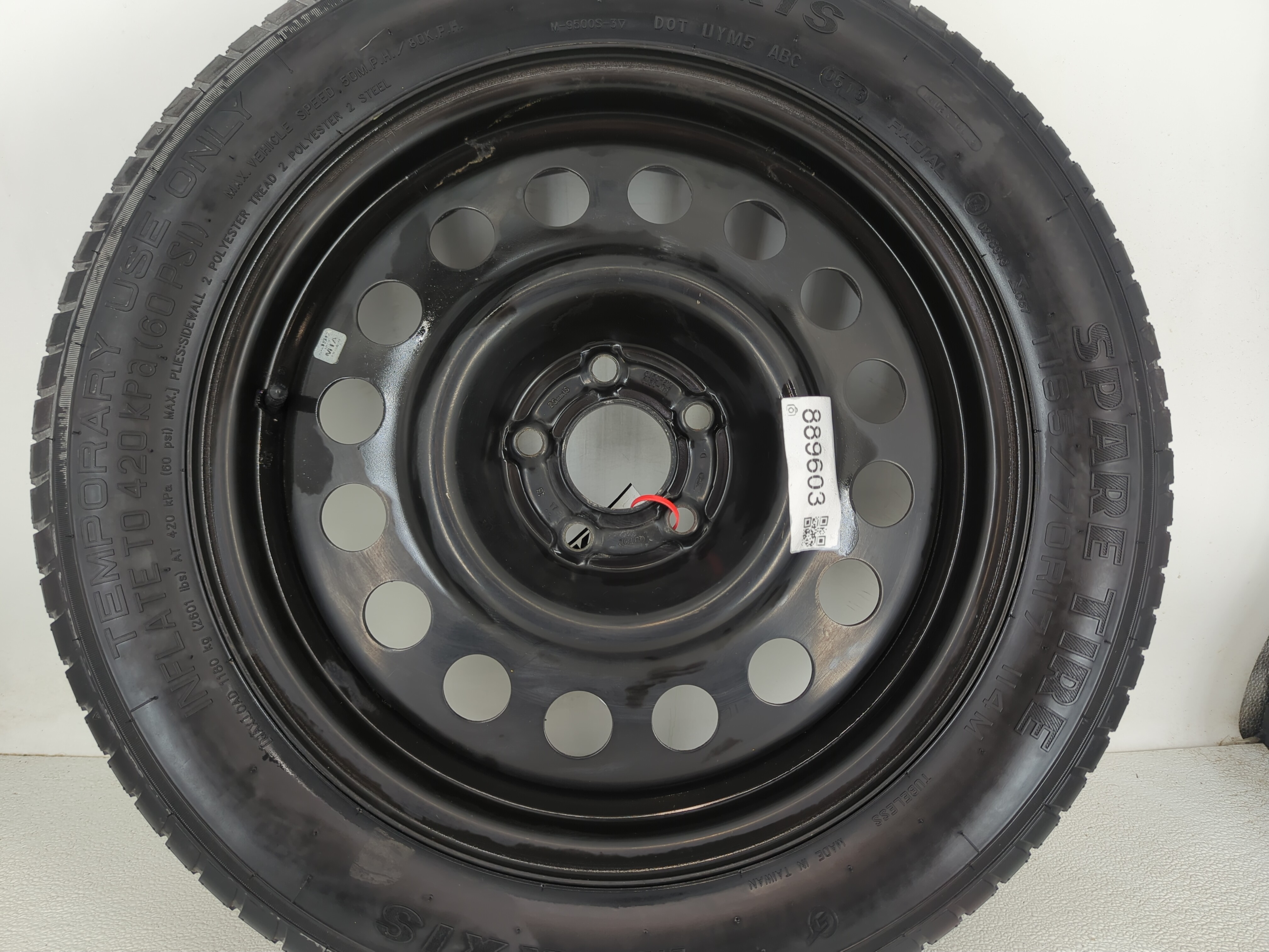 2013-2019 Ford Escape Spare Donut Tire Wheel Rim Oem 889603 - Oemusedautoparts1.com