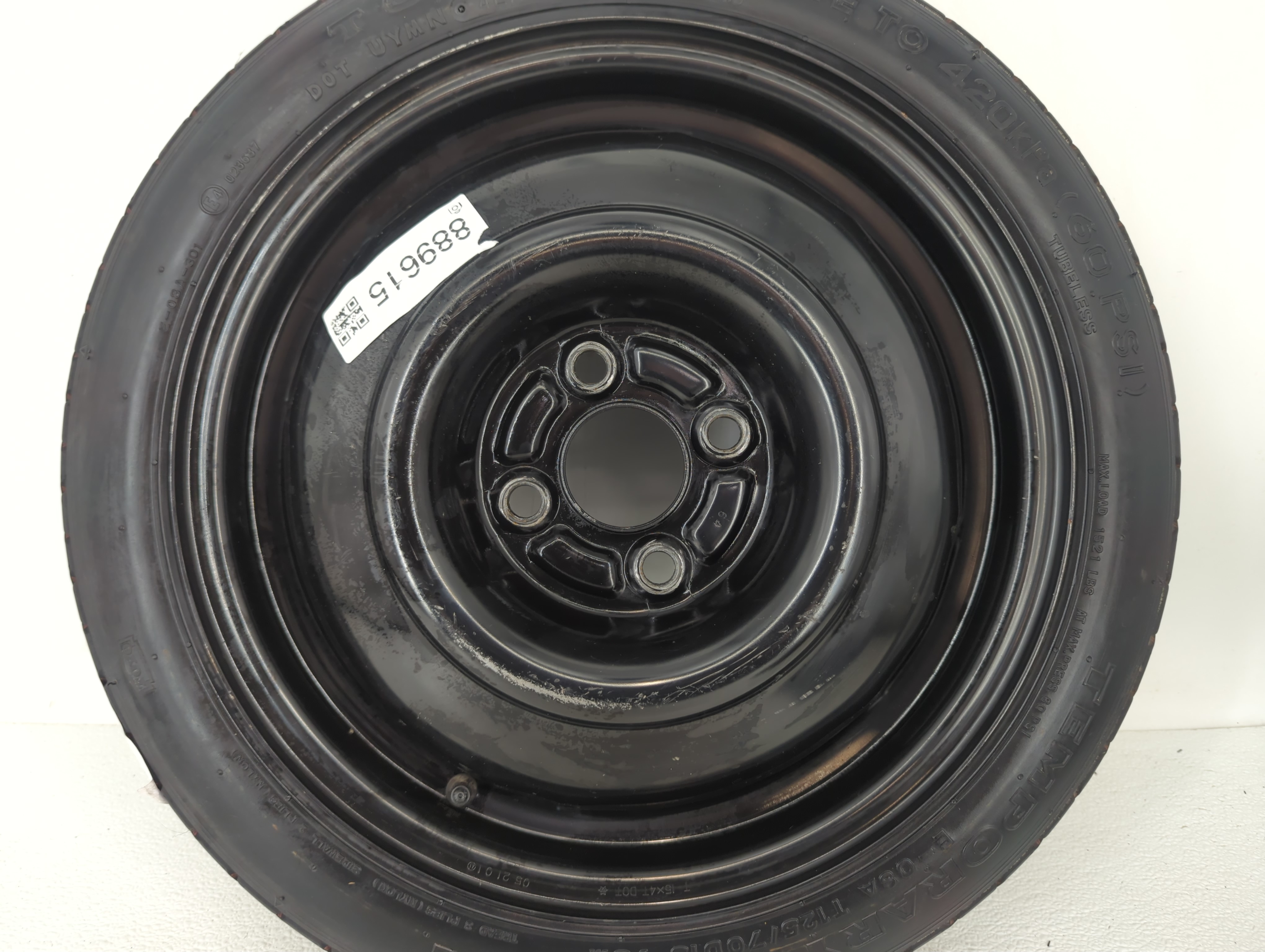 2011-2022 Hyundai Elantra Spare Donut Tire Wheel Rim Oem 889615 - Oemusedautoparts1.com