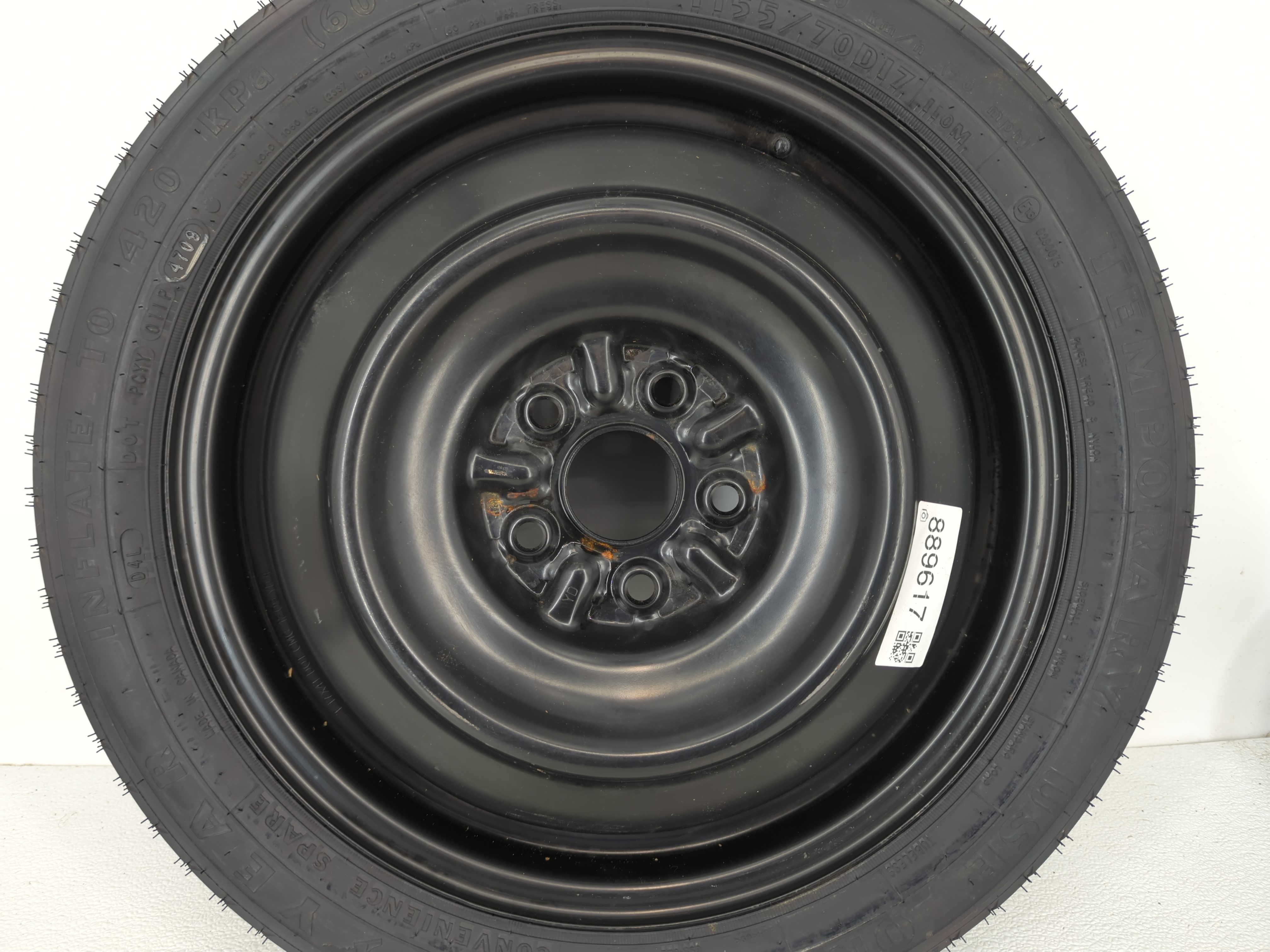 2009-2013 Subaru Forester Spare Donut Tire Wheel Rim Oem 889617 - Oemusedautoparts1.com