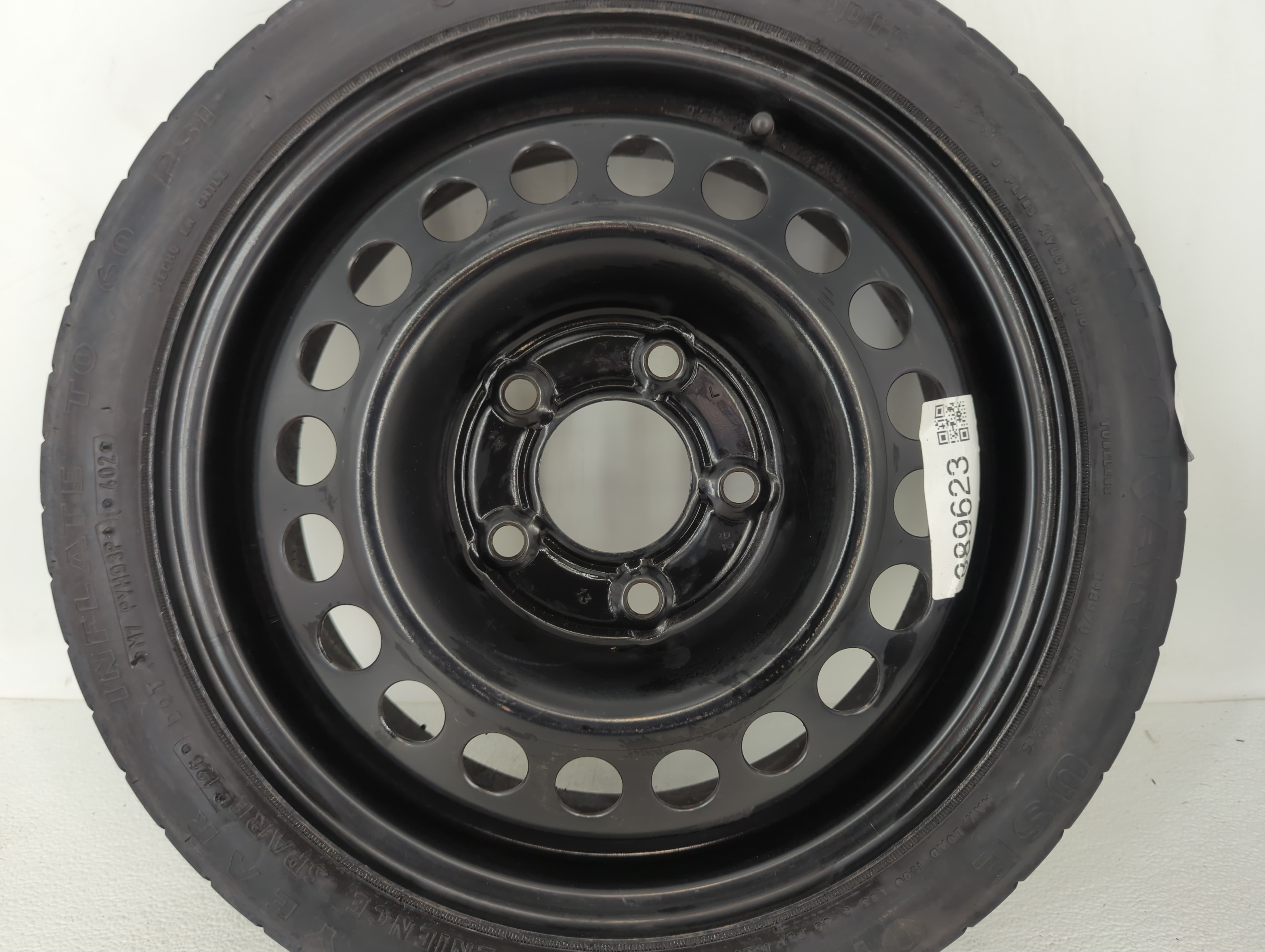 Picture of 2006-2015 Hyundai Tucson Spare Donut Tire Wheel Rim Oem 889623