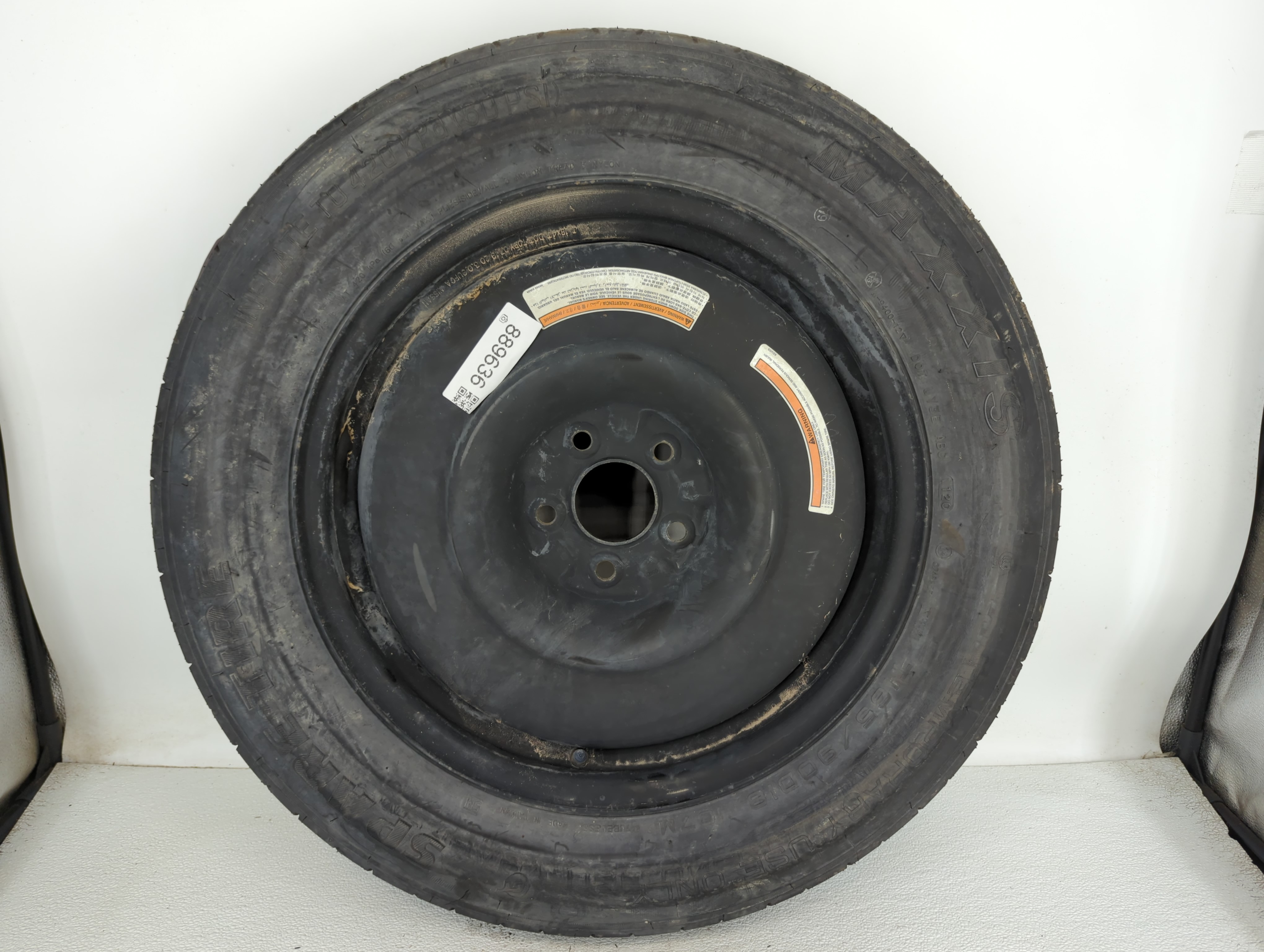 2019-2020 Hyundai Elantra Spare Donut Tire Wheel Rim Oem 889636 - Oemusedautoparts1.com