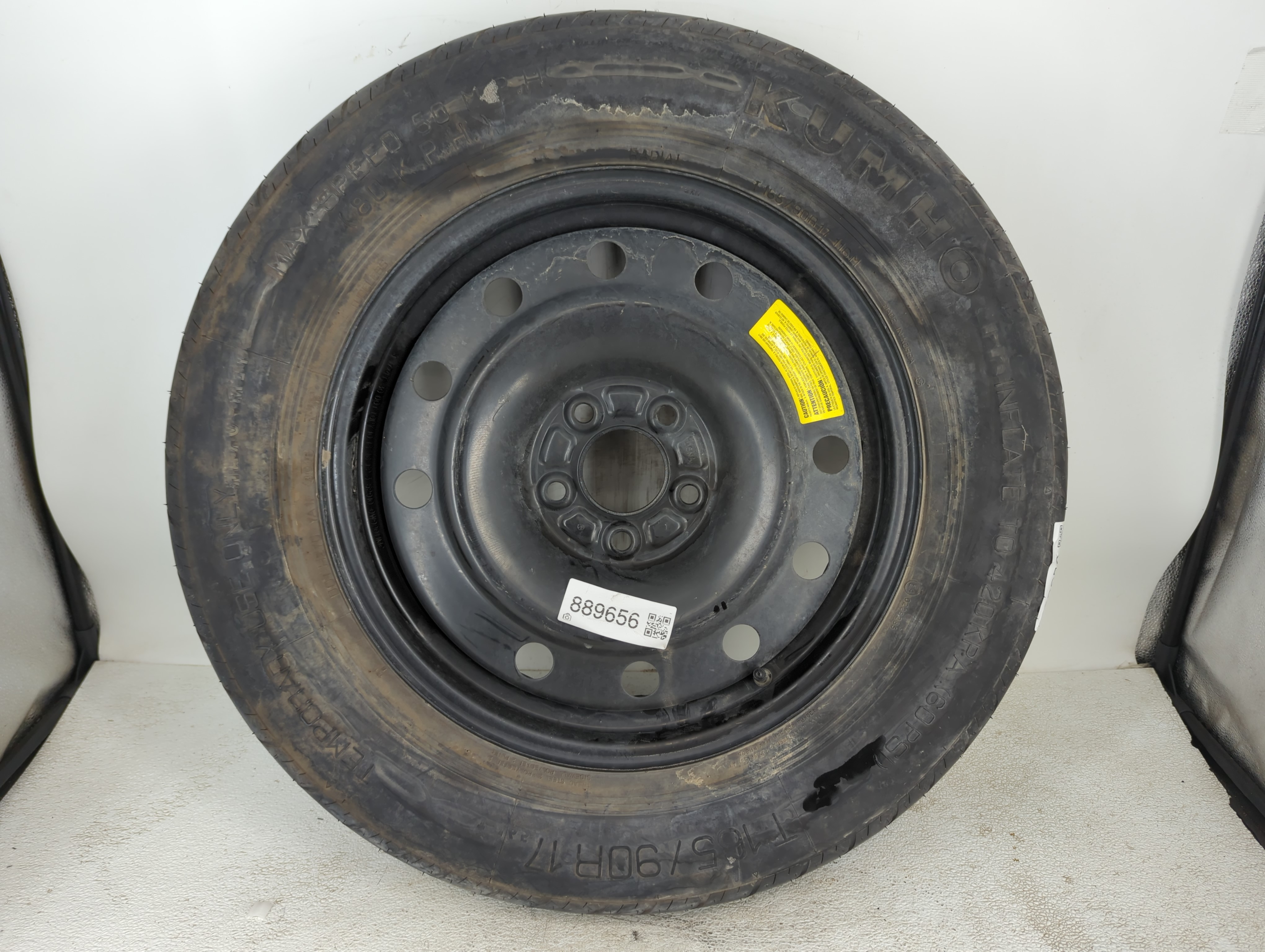 2016 Subaru Brz Spare Donut Tire Wheel Rim Oem 889656 - Oemusedautoparts1.com