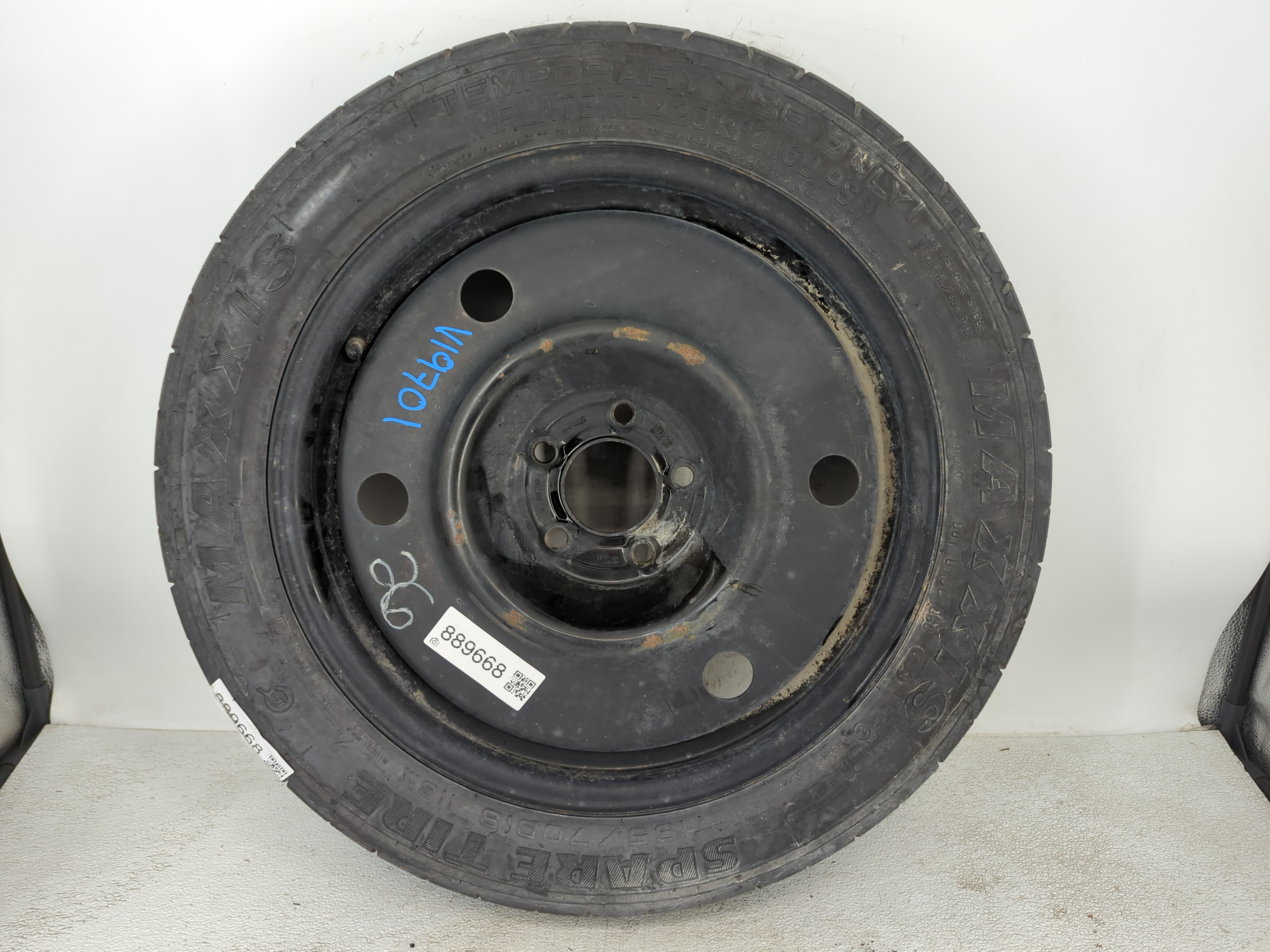 Picture of 2013-2019 Ford Explorer Spare Donut Tire Wheel Rim Oem 889668