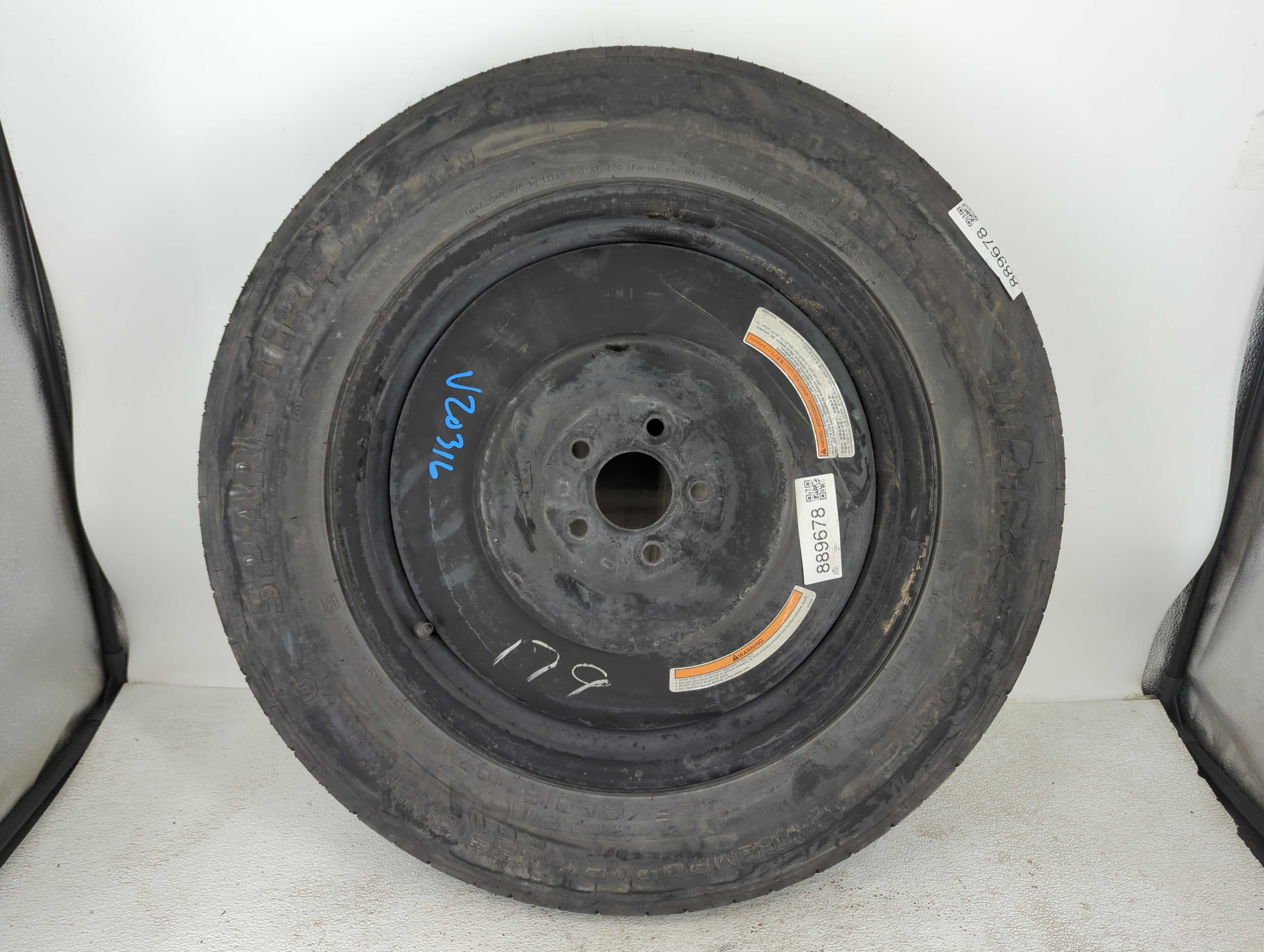 Picture of 2016-2020 Infiniti Qx60 Spare Donut Tire Wheel Rim Oem 889678