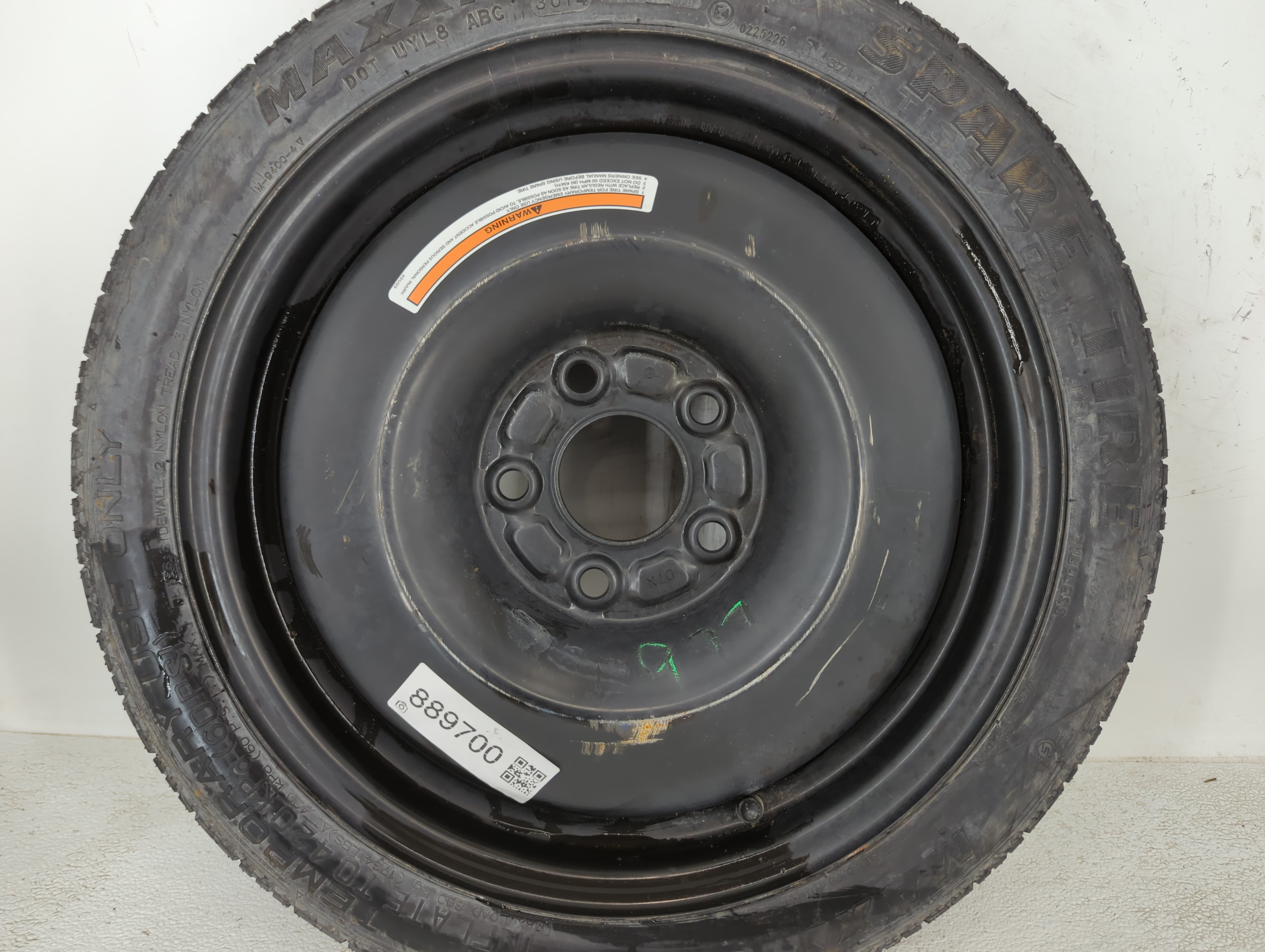 Picture of 2019-2022 Mazda 3 Spare Donut Tire Wheel Rim Oem 889700