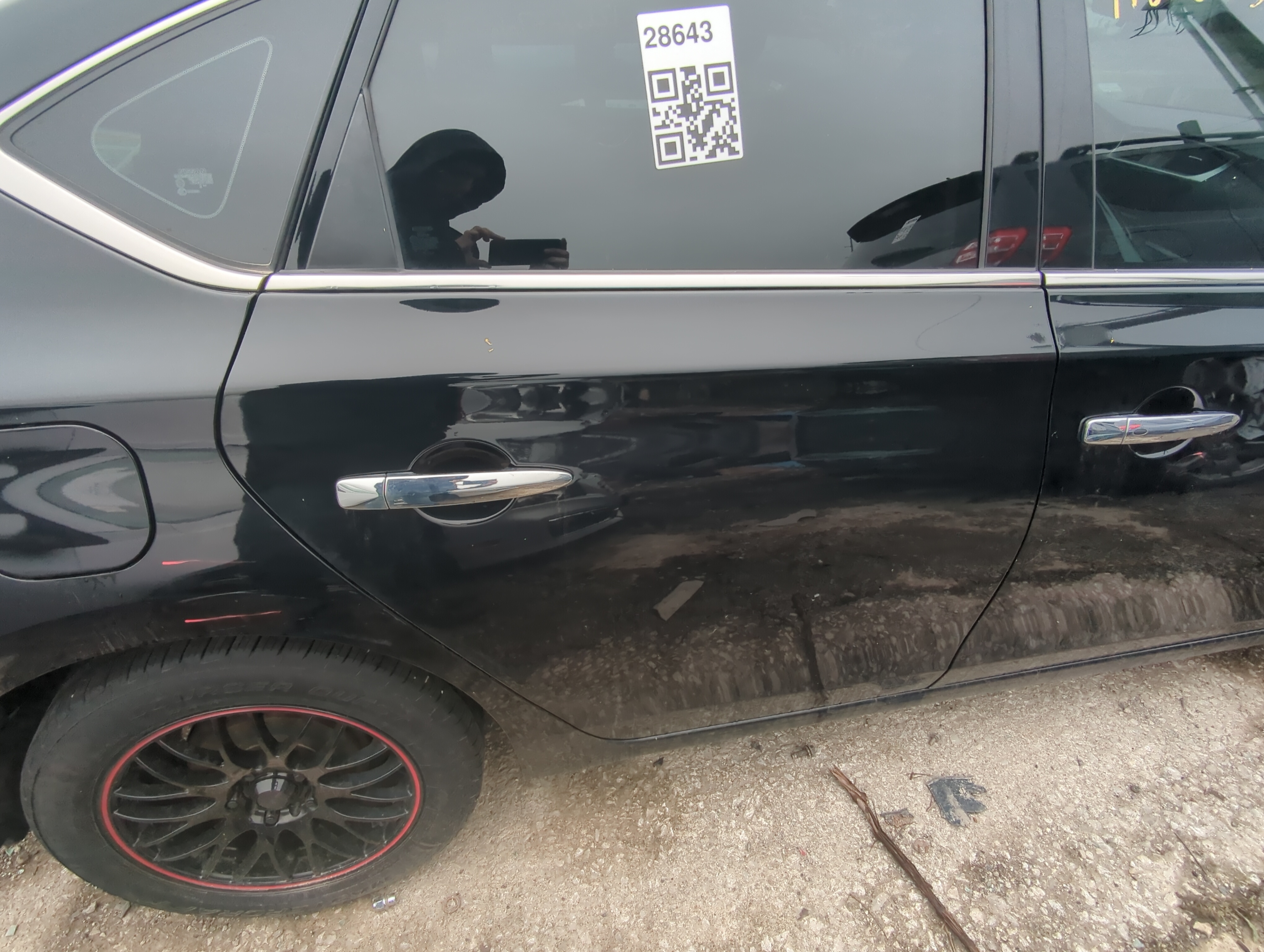 2013-2019 Nissan Sentra Passenger Rear Door Oem 890297 - Oemusedautoparts1.com