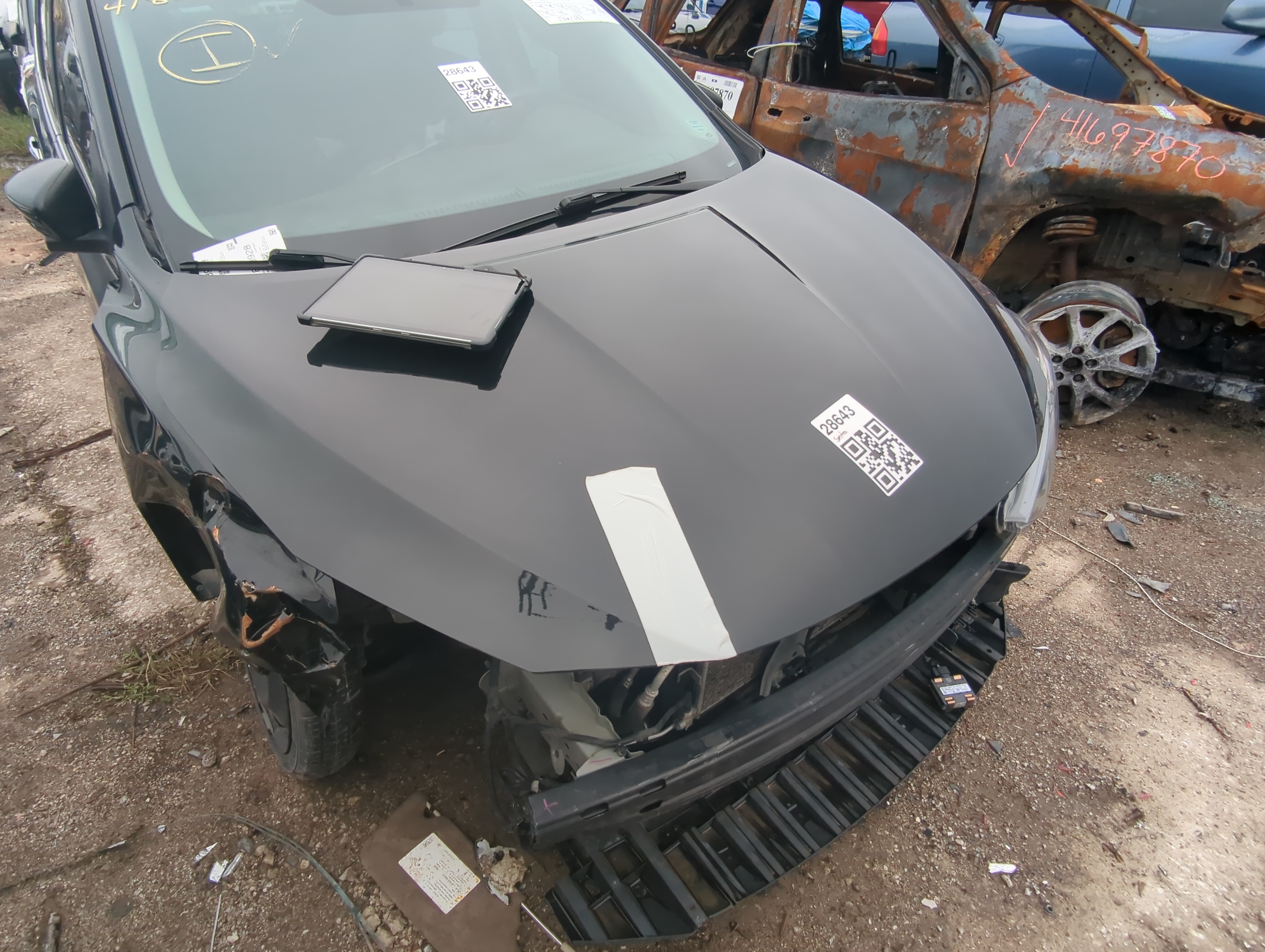 2016-2019 Nissan Sentra Hood Oem 890328 - Oemusedautoparts1.com