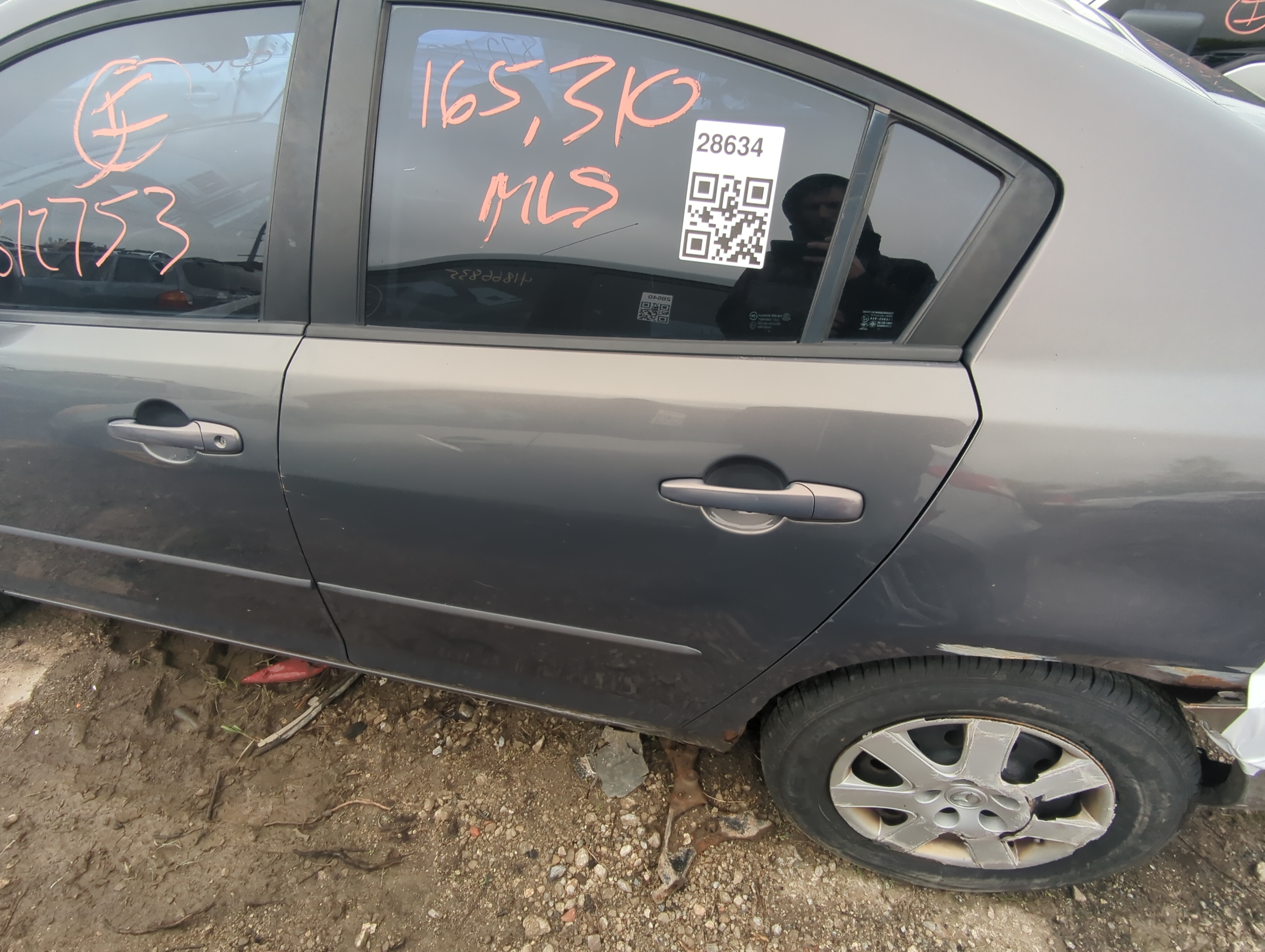 Picture of 2004-2009 Mazda 3 Driver Rear Door Oem 890518