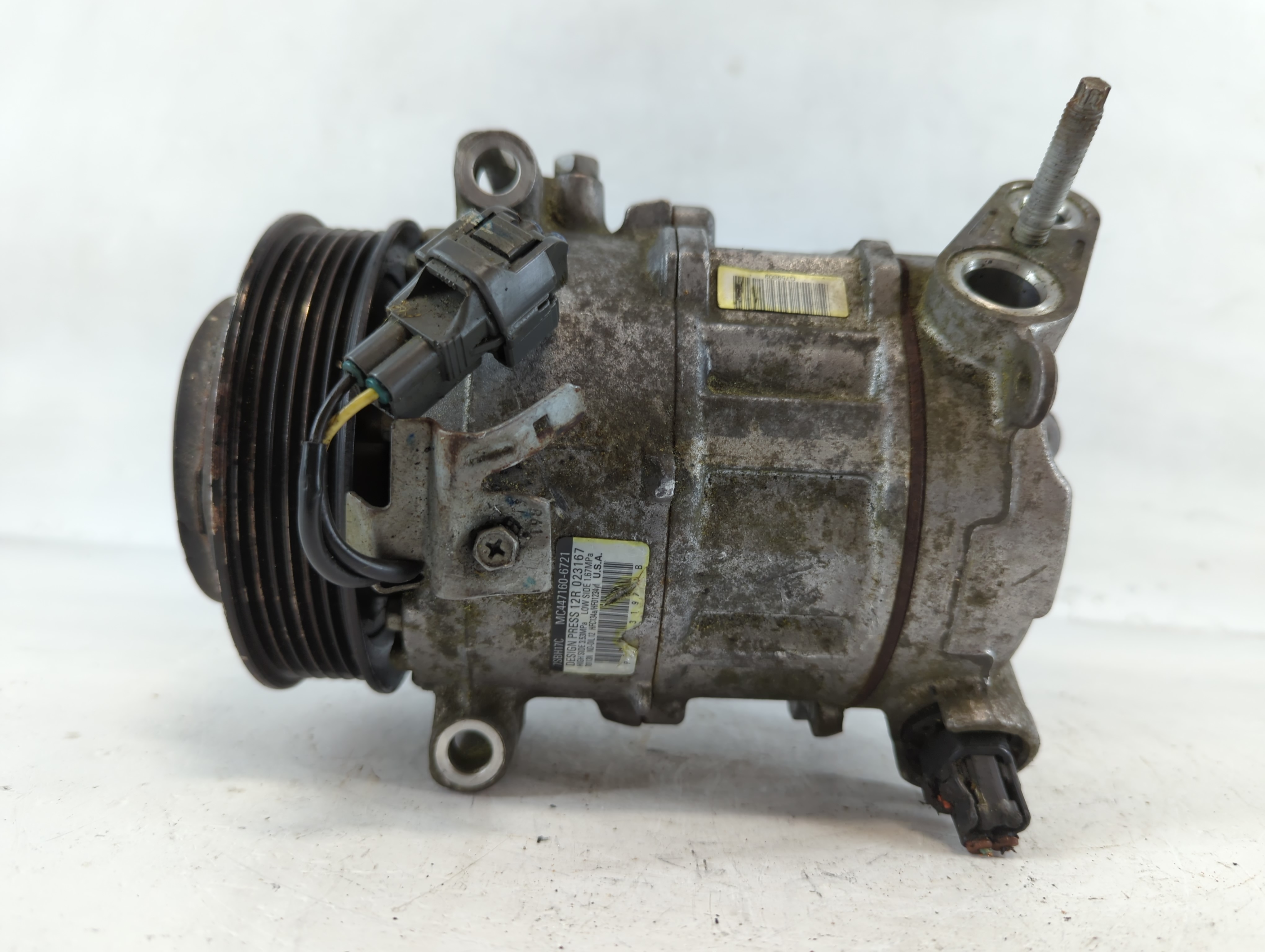 2014-2022 Jeep Cherokee Air Conditioning A/c Ac Compressor Oem 890798 - Oemusedautoparts1.com