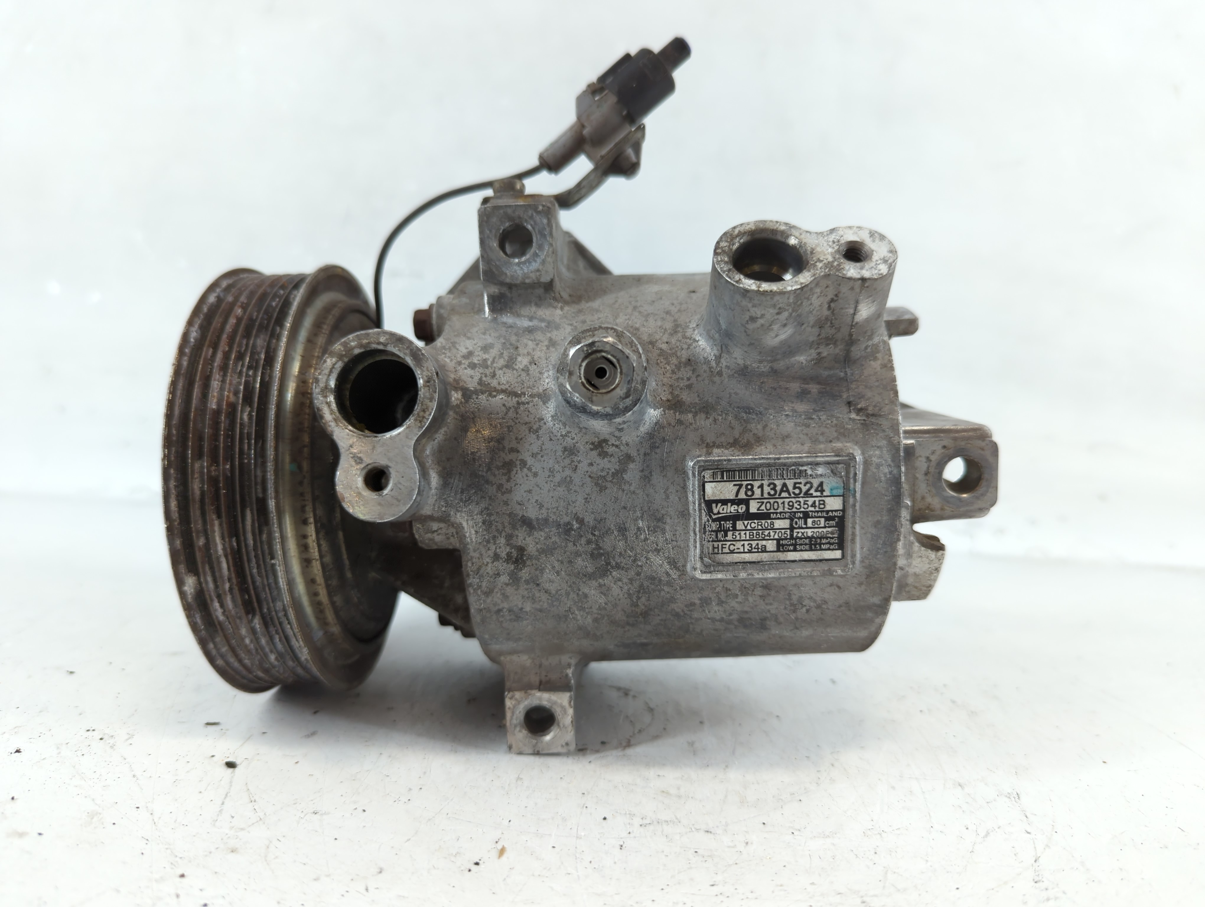 2014-2014 Mitsubishi Mirage Air Conditioning A/c Ac Compressor Oem 892368 - Oemusedautoparts1.com