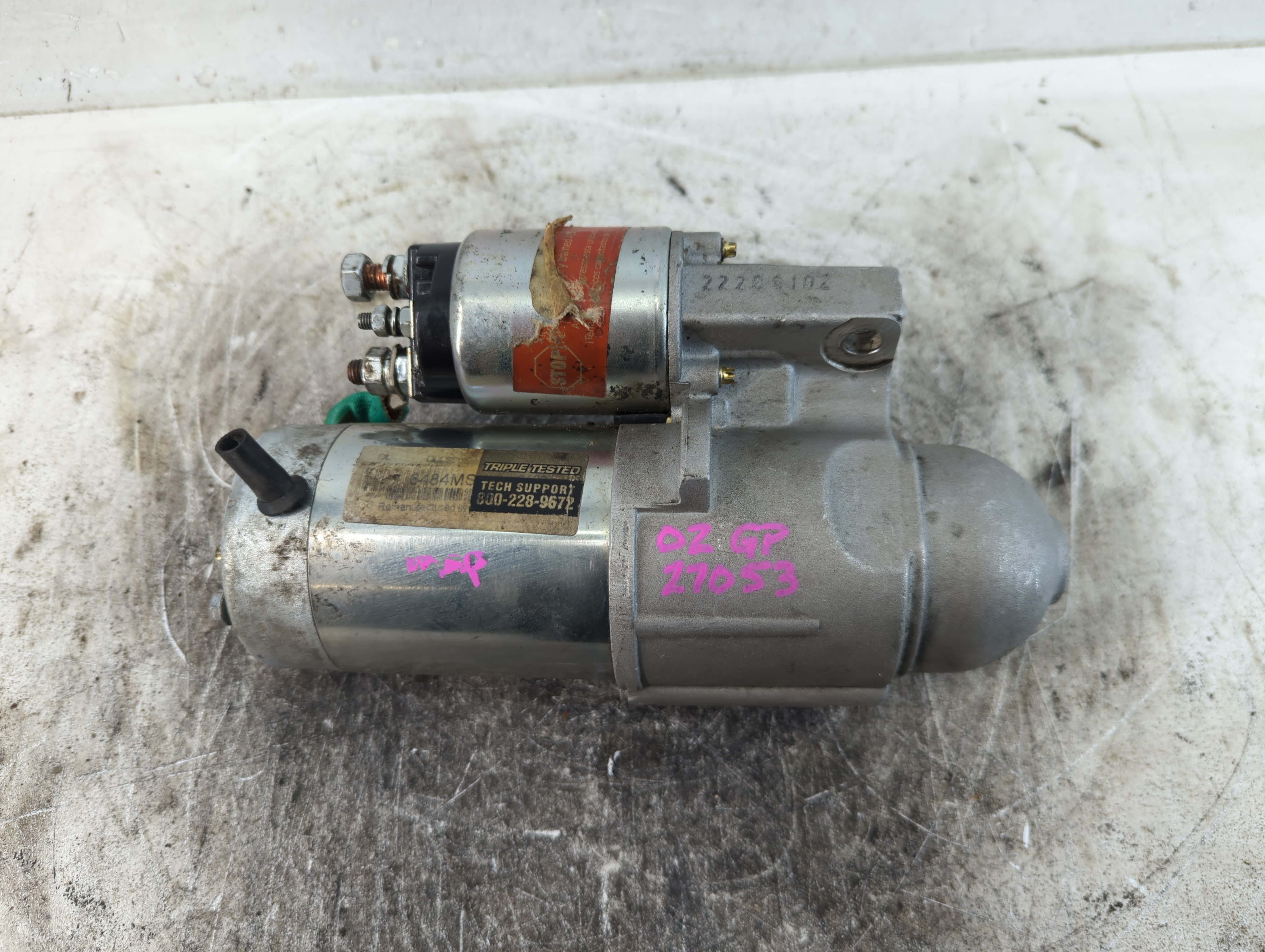 2001-2003 Pontiac Grand Prix Car Starter Motor Solenoid Oem 892448 - Oemusedautoparts1.com