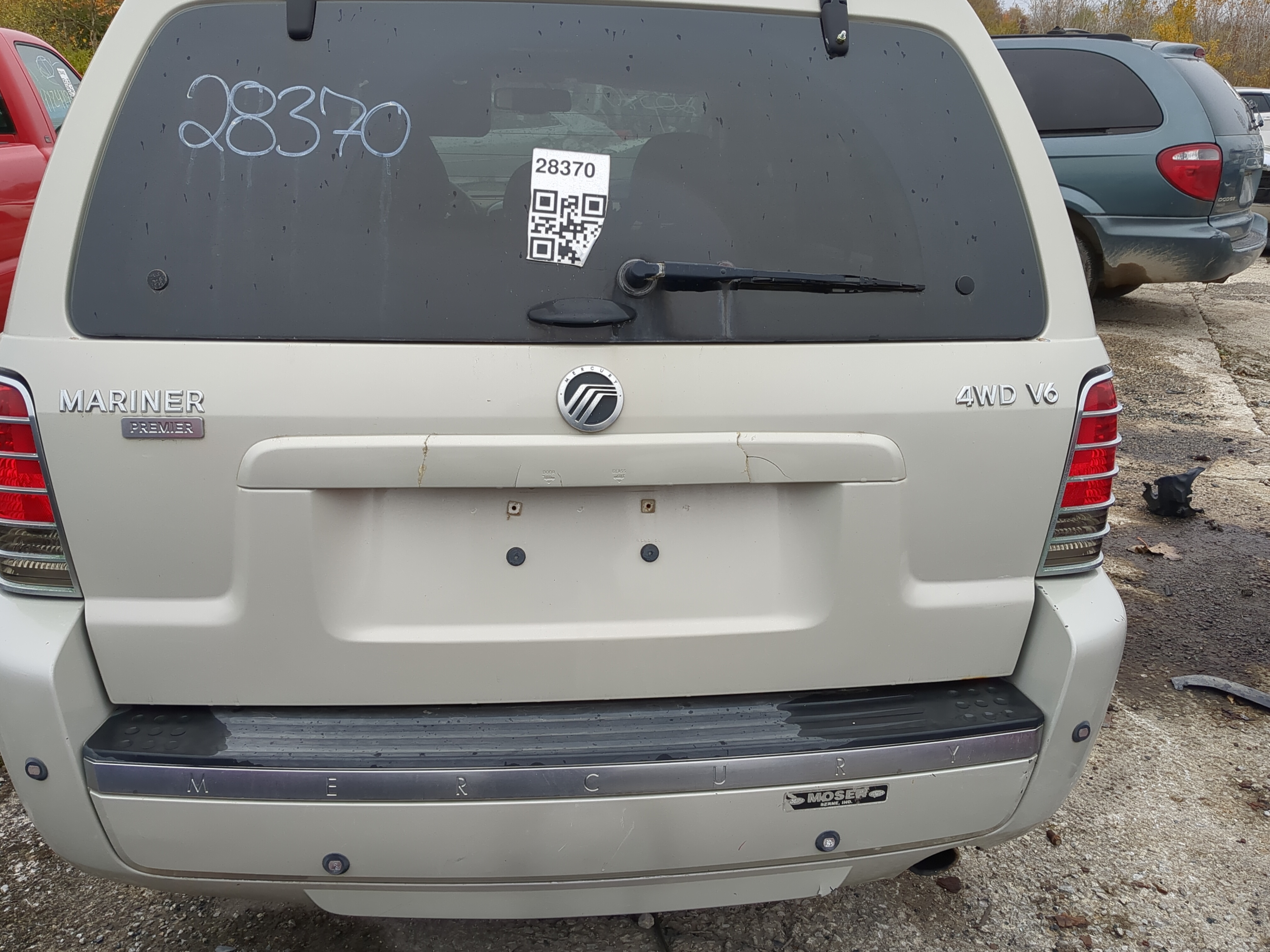 Picture of 2005-2007 Mercury Mariner Trunk/decklid/hatch/tailgate Oem 892661