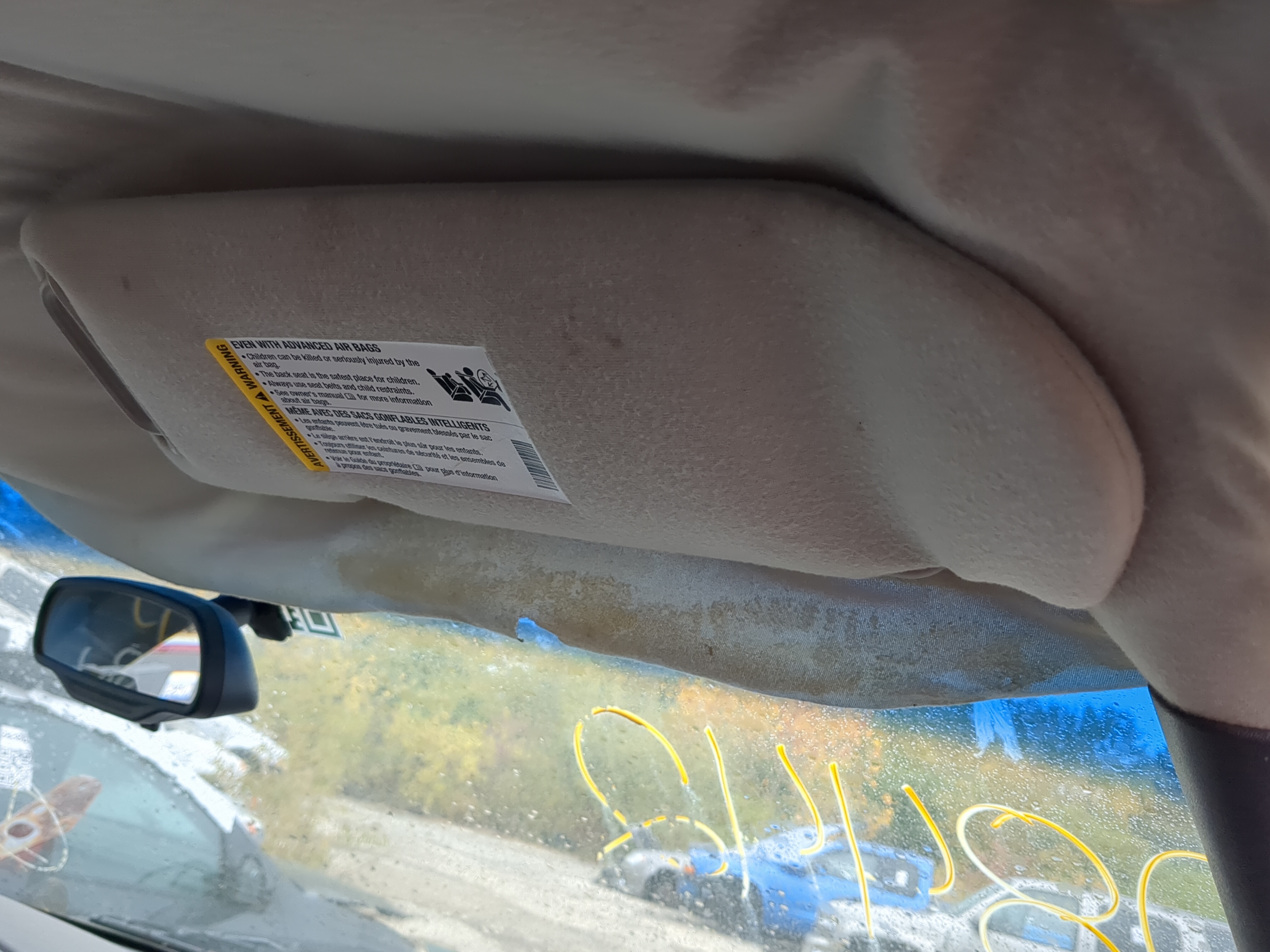 Picture of Chevrolet Silverado 1500 Pickup Passenger Sun Visor Mirror Right Sunvisor 892838