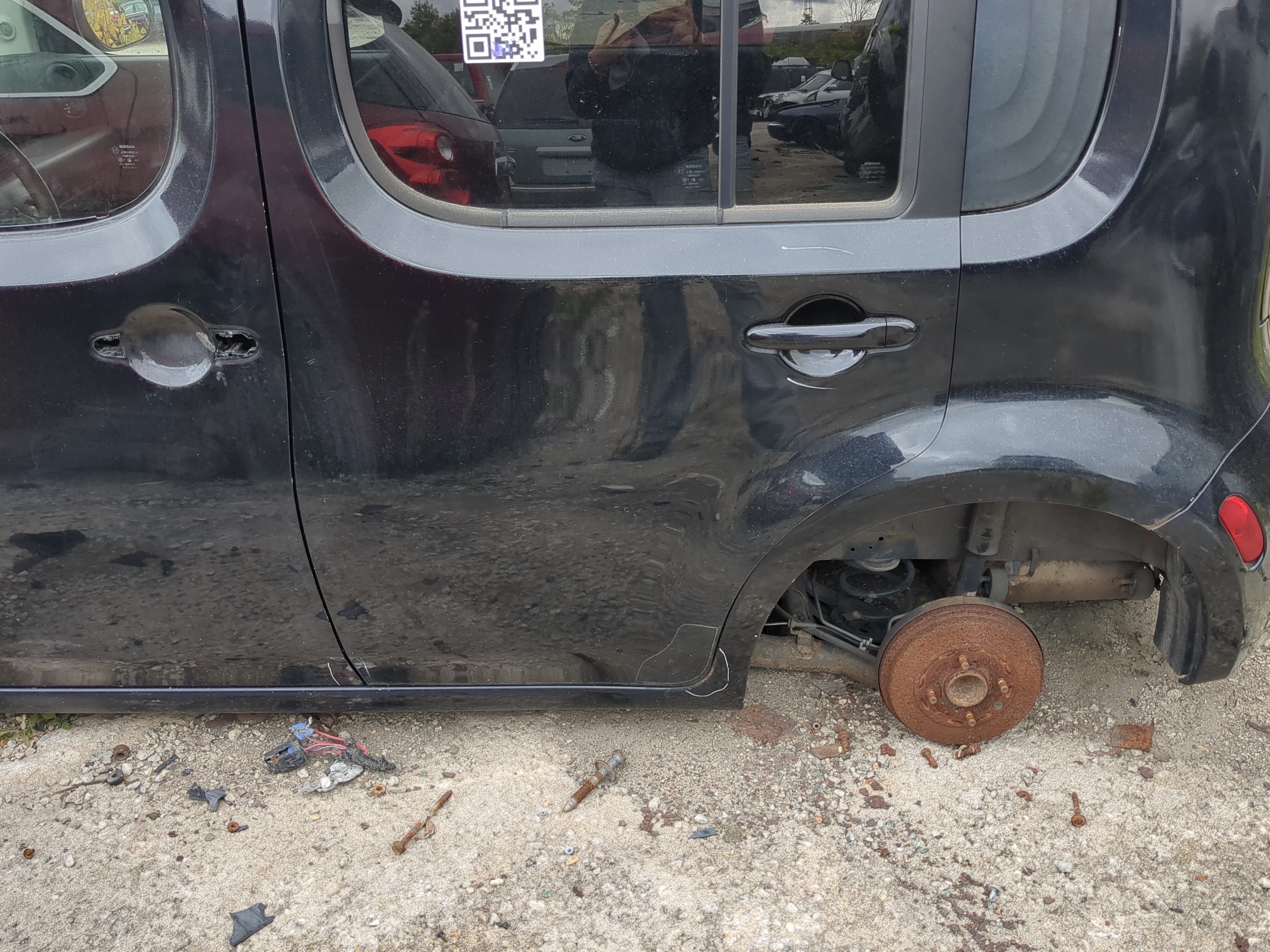 2011-2014 Nissan Cube Back Door Left Driver Side Oem 893139 - Oemusedautoparts1.com