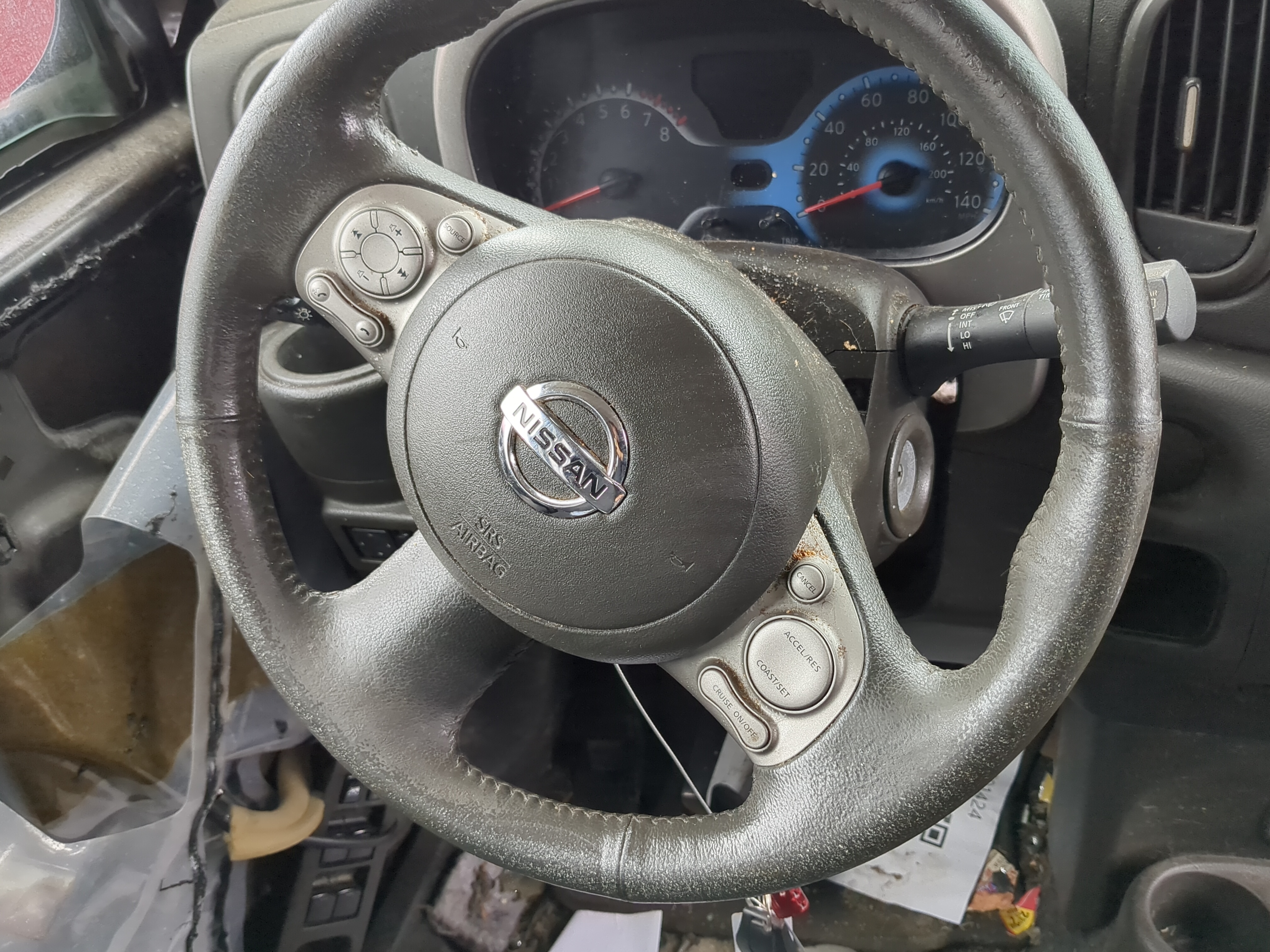 2012-2014 Nissan Cube Air Bag Driver Left Steering Wheel Mounted 893243 - Oemusedautoparts1.com