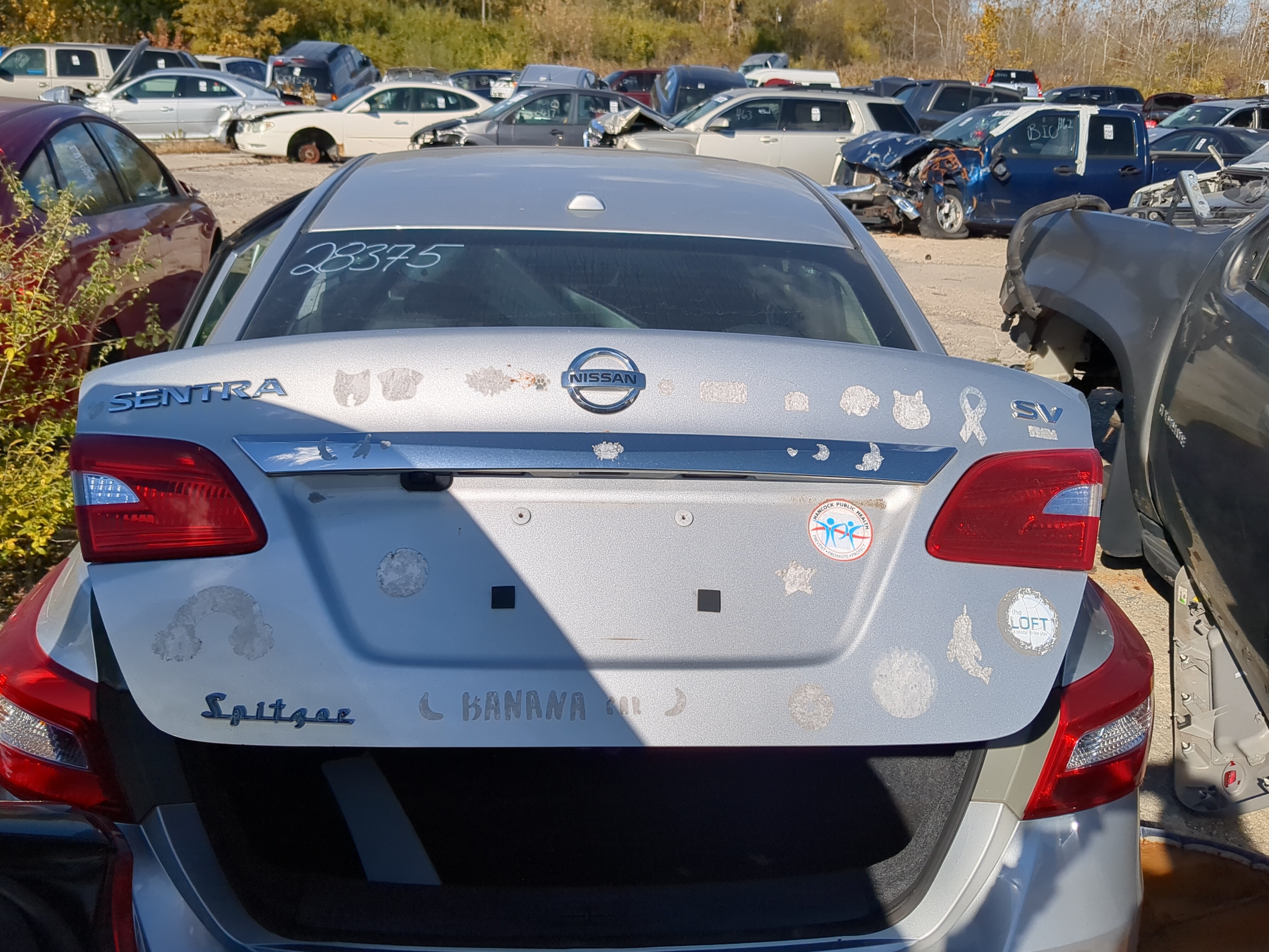 Picture of 2016-2019 Nissan Sentra Trunk/decklid/hatch/tailgate Oem 893471