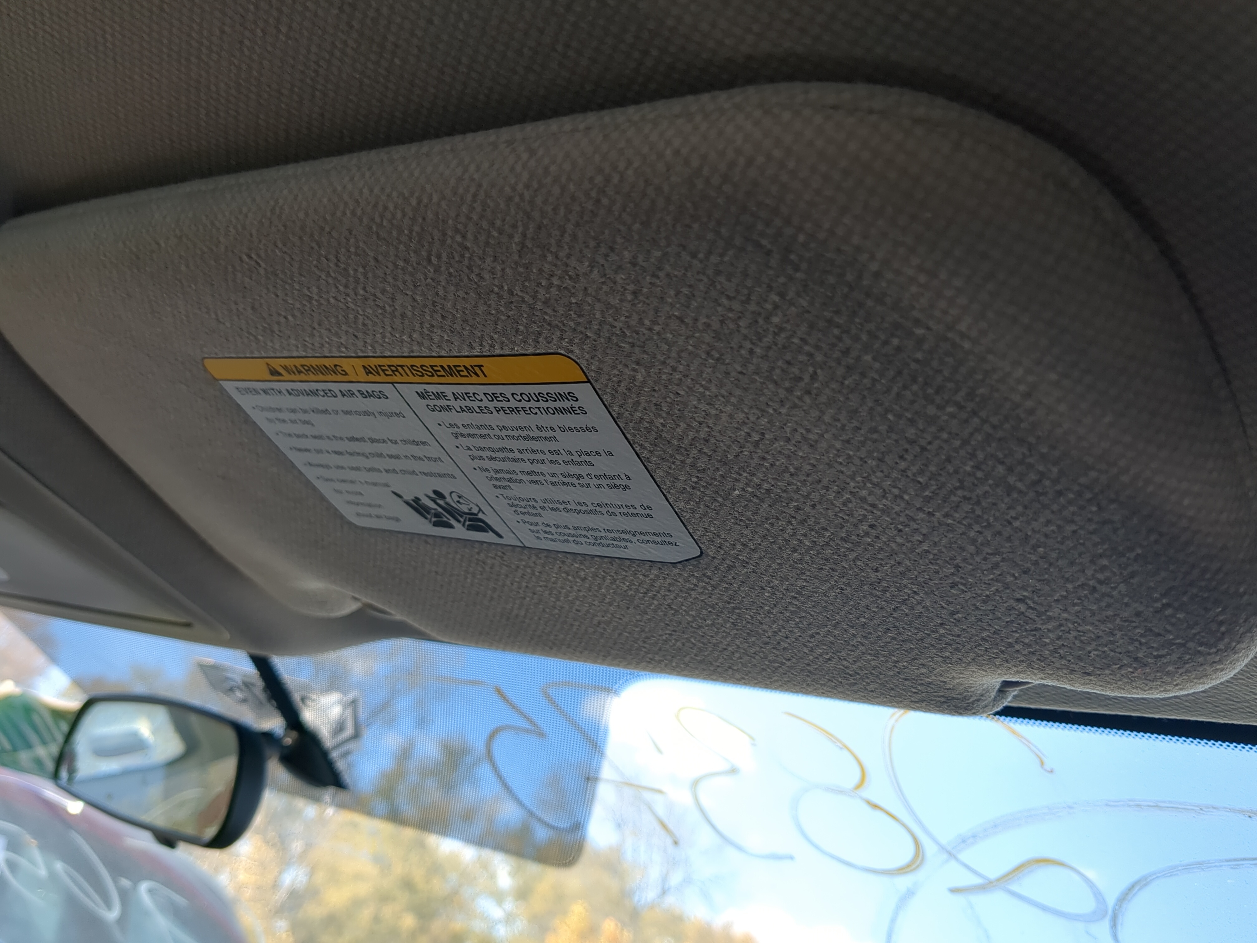 Picture of 2013-2019 Nissan Sentra Passenger Sun Visor Mirror Right Sunvisor 893506