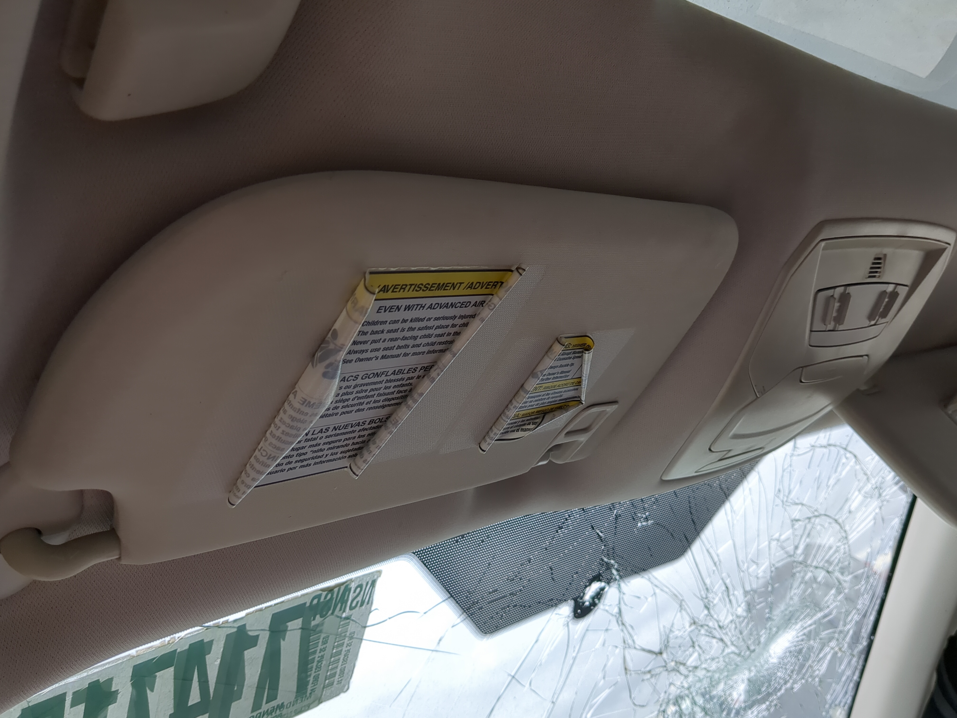 Picture of 2013-2019 Ford Escape Driver Sun Visor Mirror Left Sunvisor 894162